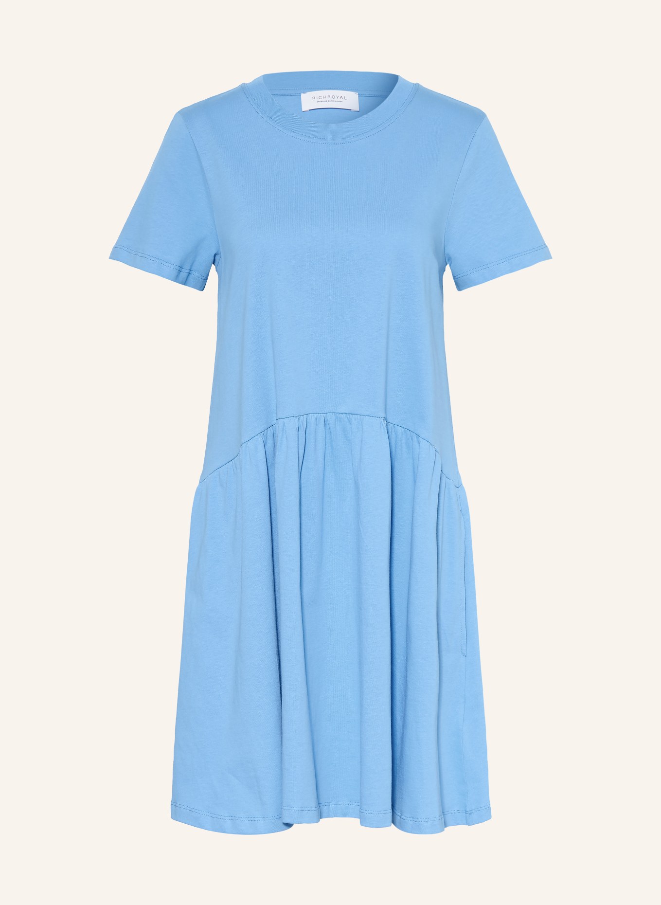 Rich & Royal Jerseykleid: HELLBLAU