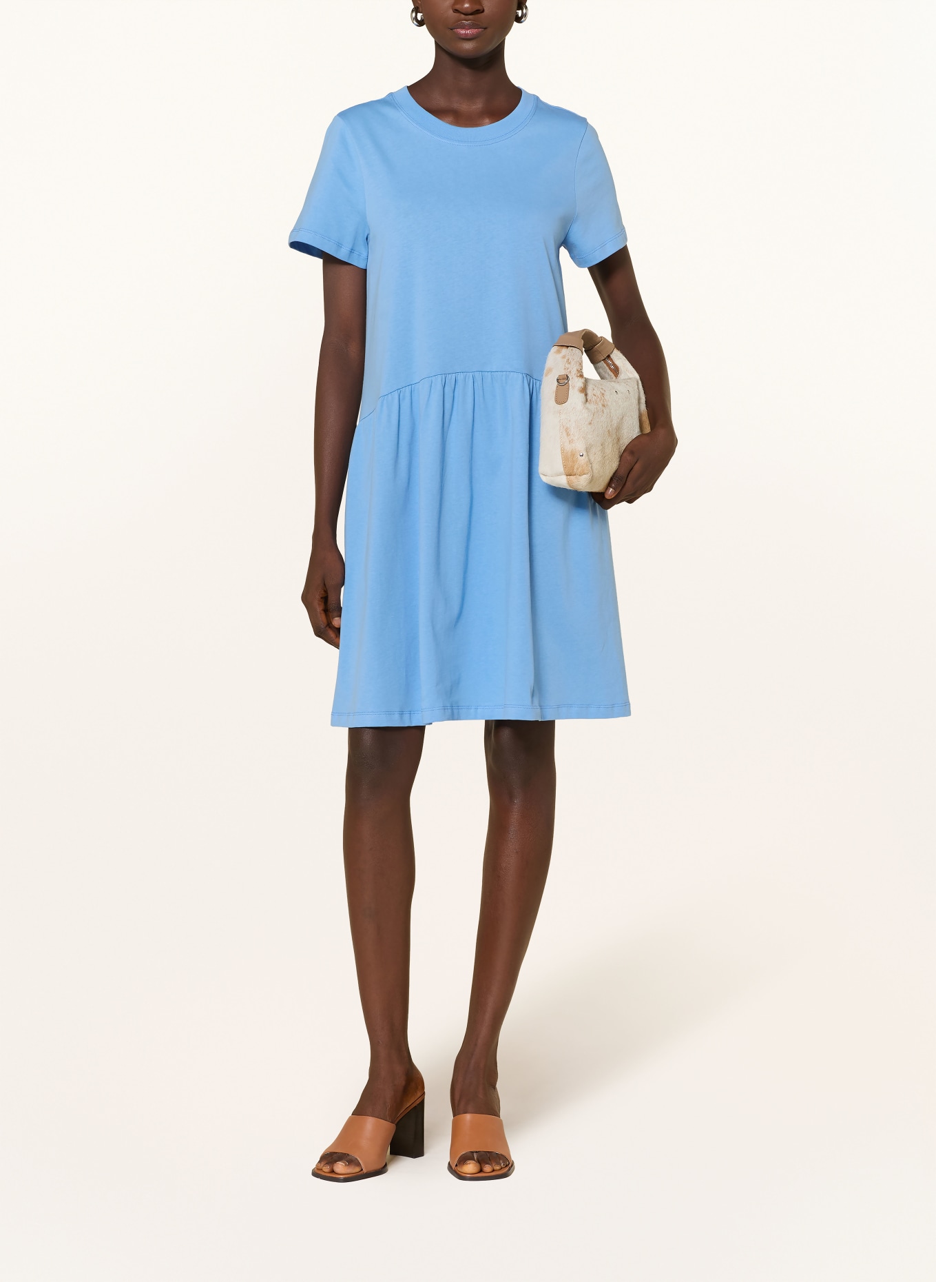 Rich & Royal Jerseykleid: HELLBLAU