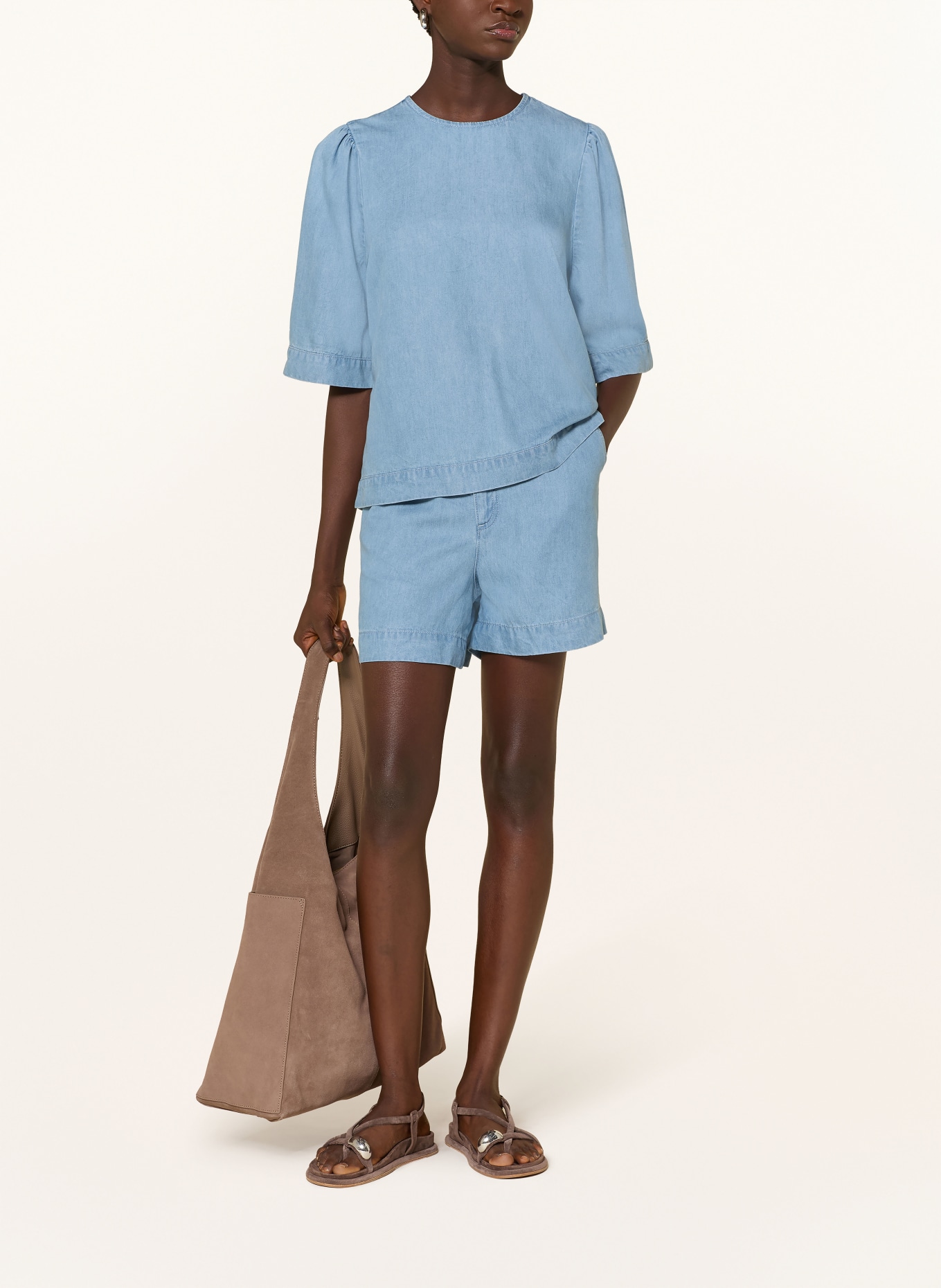 Rich & Royal Šortky v džínovém stylu: TMAVĚ MODRÁ