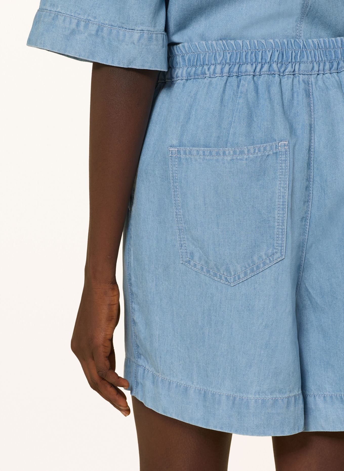 Rich & Royal Šortky v džínovém stylu: TMAVĚ MODRÁ