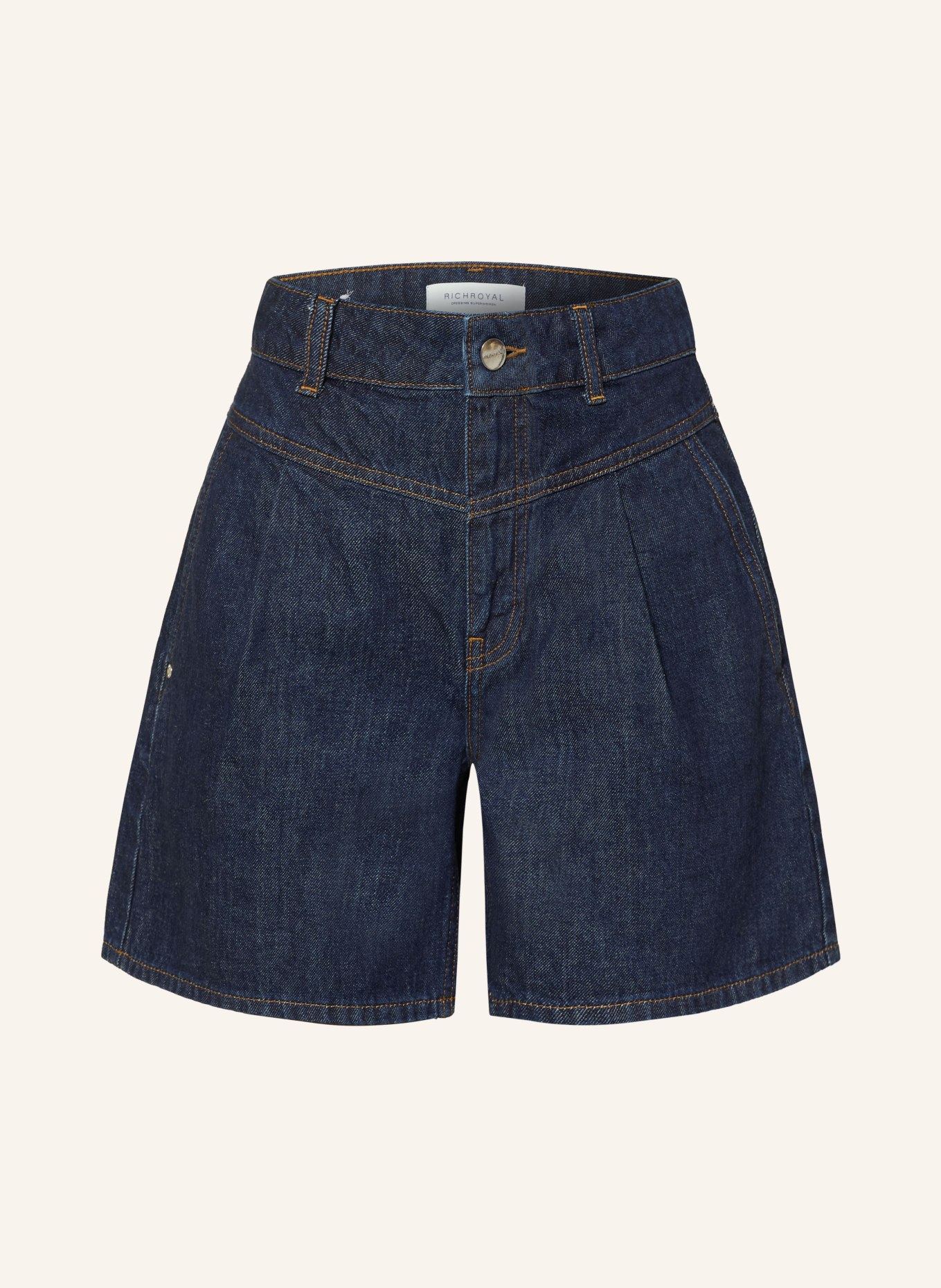 Rich & Royal džínové šortky: TMAVĚ MODRÁ