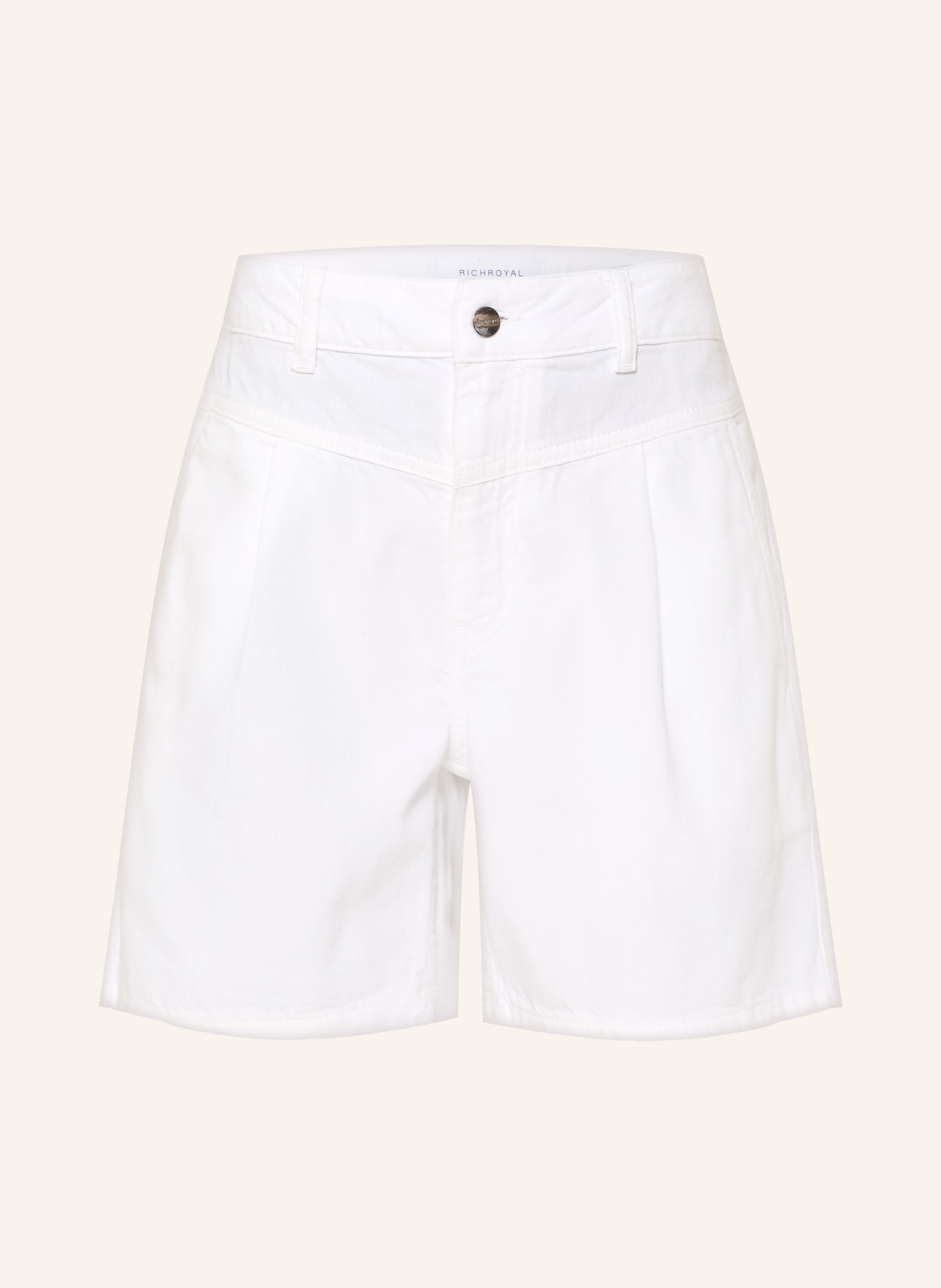 Rich & Royal džínové šortky: BÍLÁ