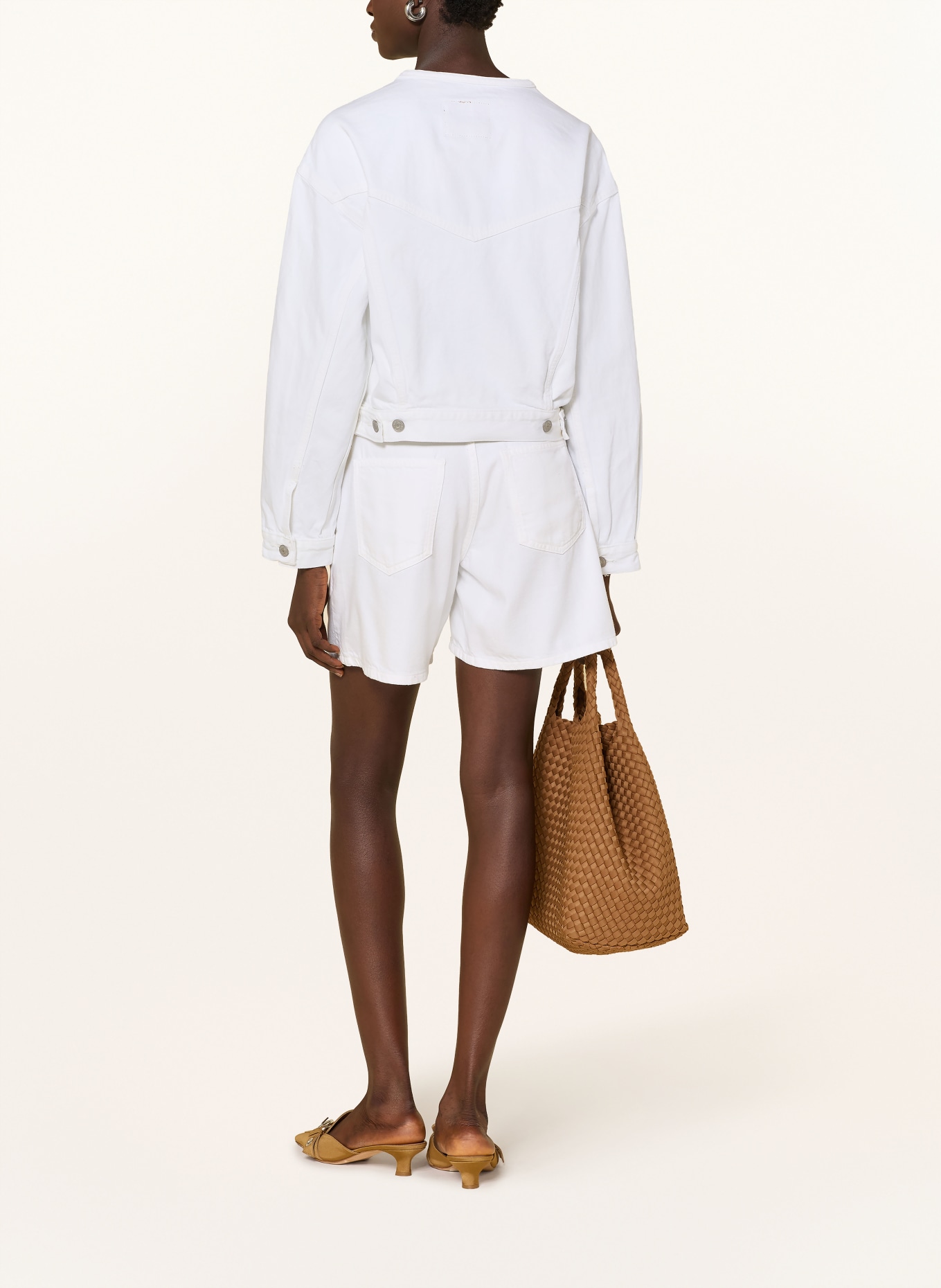 Rich & Royal džínové šortky: BÍLÁ