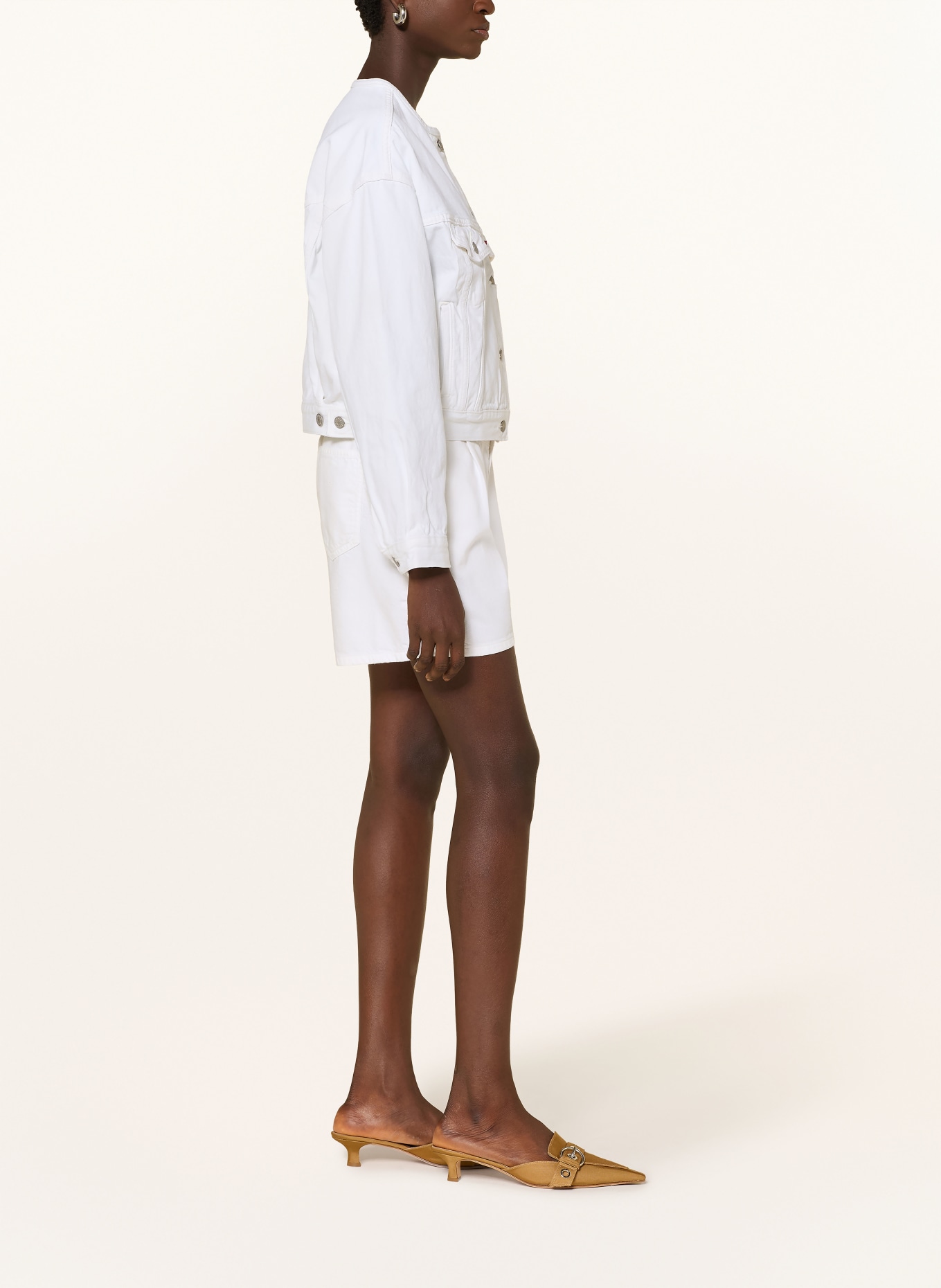 Rich & Royal džínové šortky: BÍLÁ