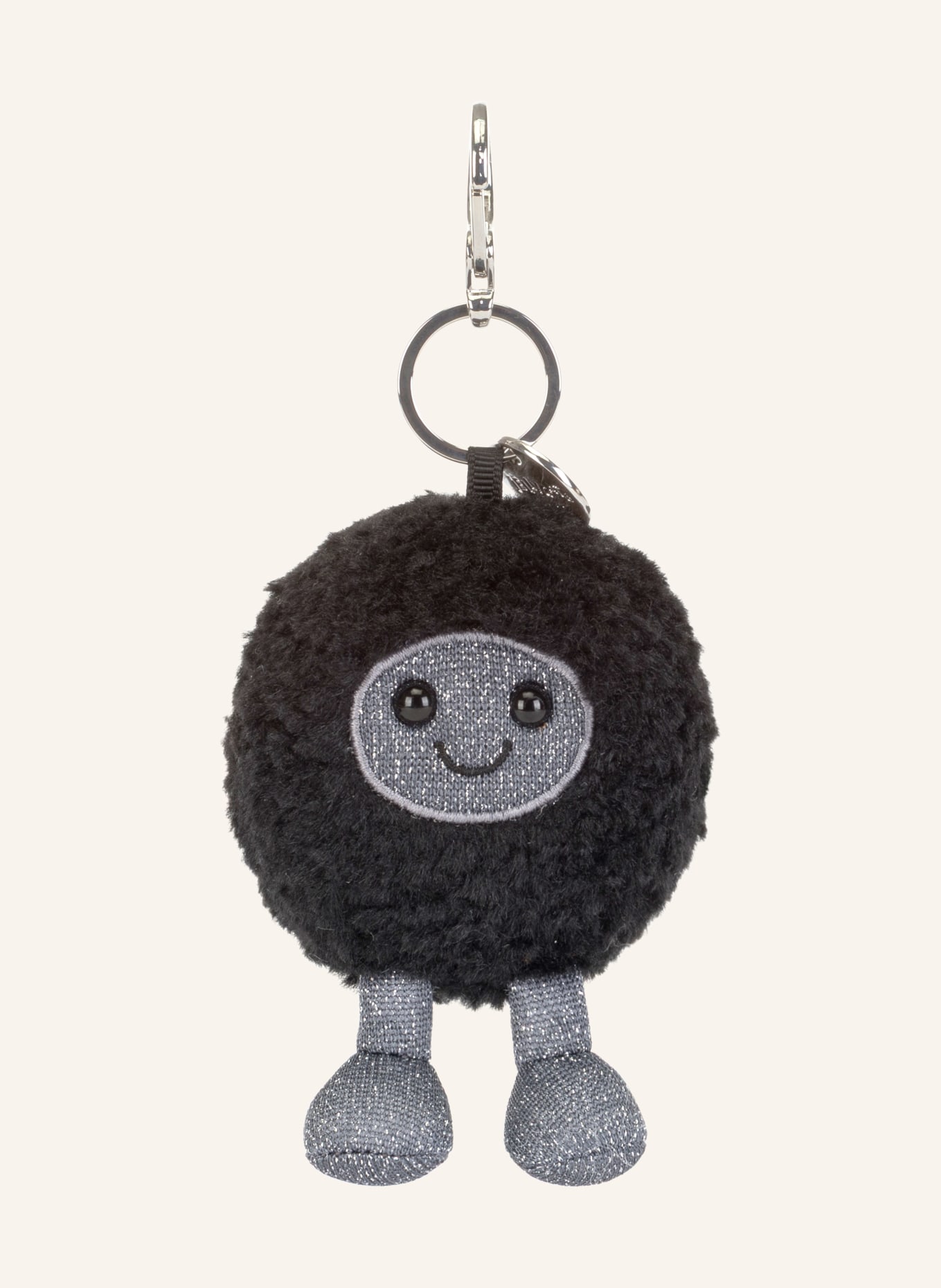 Jellycat Přívěsek na klíče a tašku AMUSEABLES BLACK HOLE: ČERNÁ / STŘÍBRNÁ