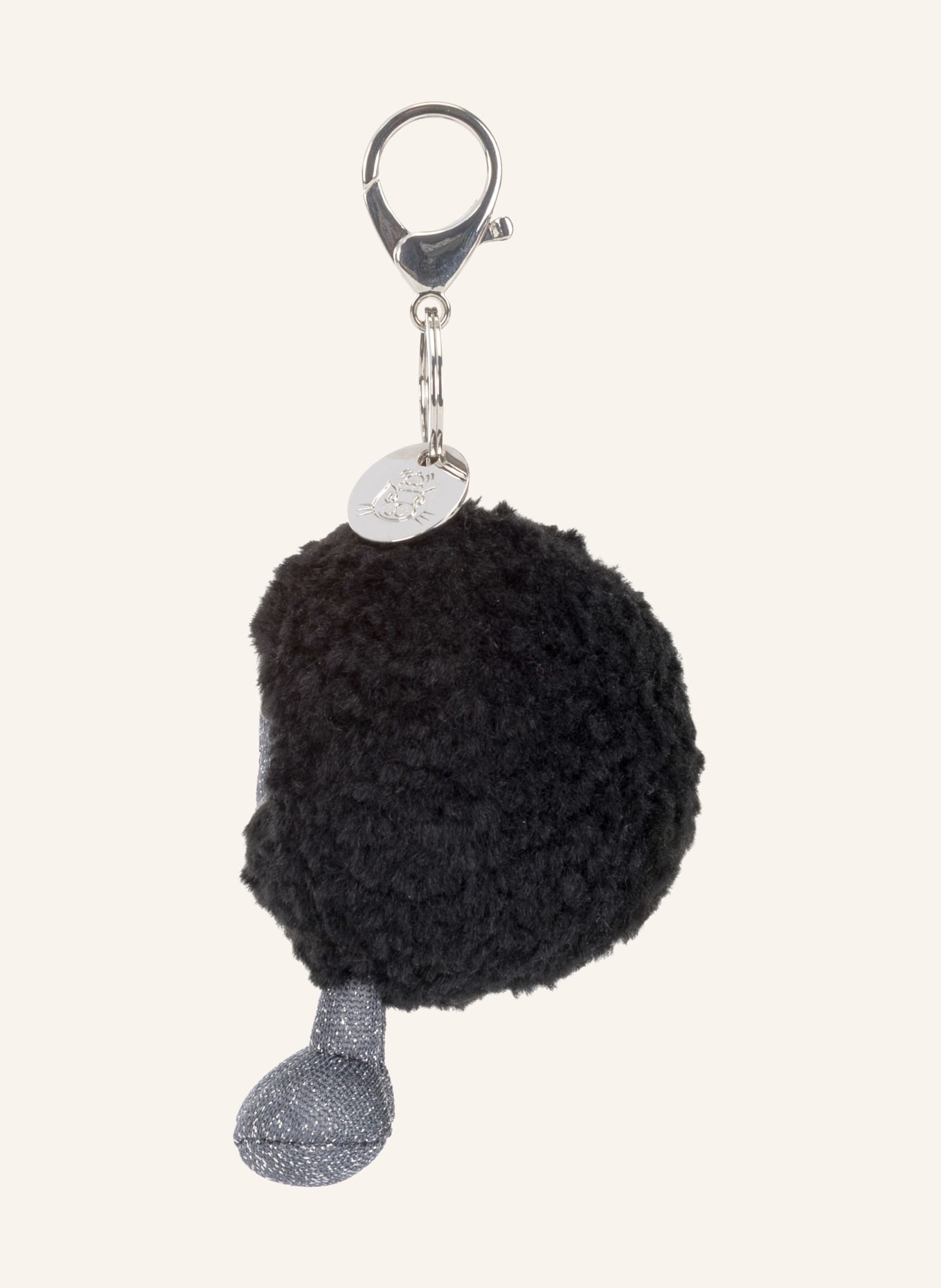 Jellycat Přívěsek na klíče a tašku AMUSEABLES BLACK HOLE: ČERNÁ / STŘÍBRNÁ