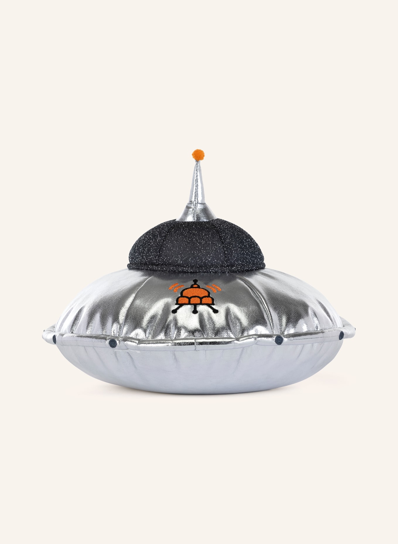 Jellycat Pluszowa zabawka AMUSEABLES JELLYSAUCER: SREBRNY / POMARAŃCZOWY / CZARNY