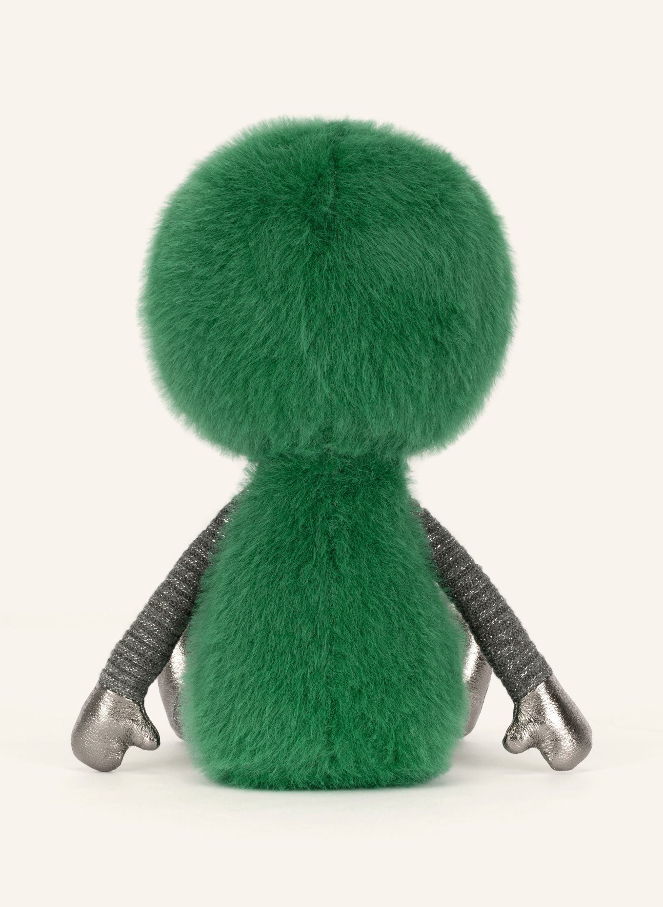 Jellycat Plyšová hračka ZYLLAN ALIEN: TMAVĚ ZELENÁ / STŘÍBRNÁ
