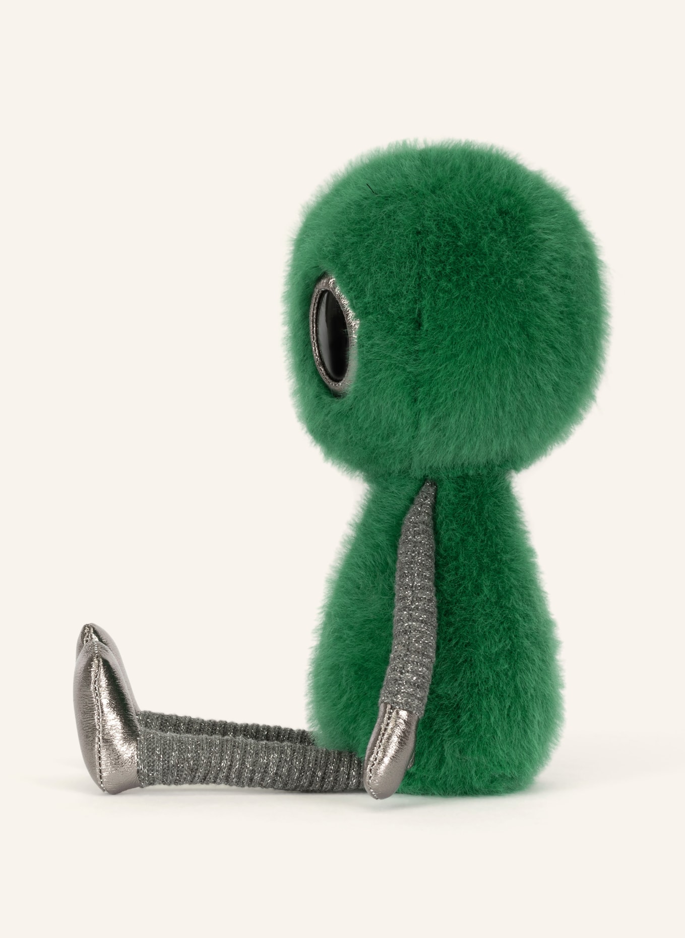 Jellycat Plyšová hračka ZYLLAN ALIEN: TMAVĚ ZELENÁ / STŘÍBRNÁ