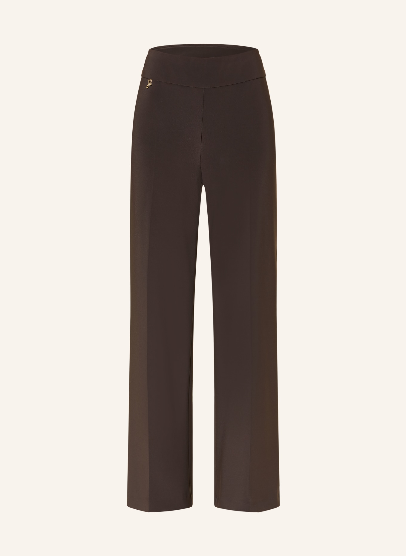 Joseph Ribkoff Marlenehose aus Jersey: DUNKELBRAUN