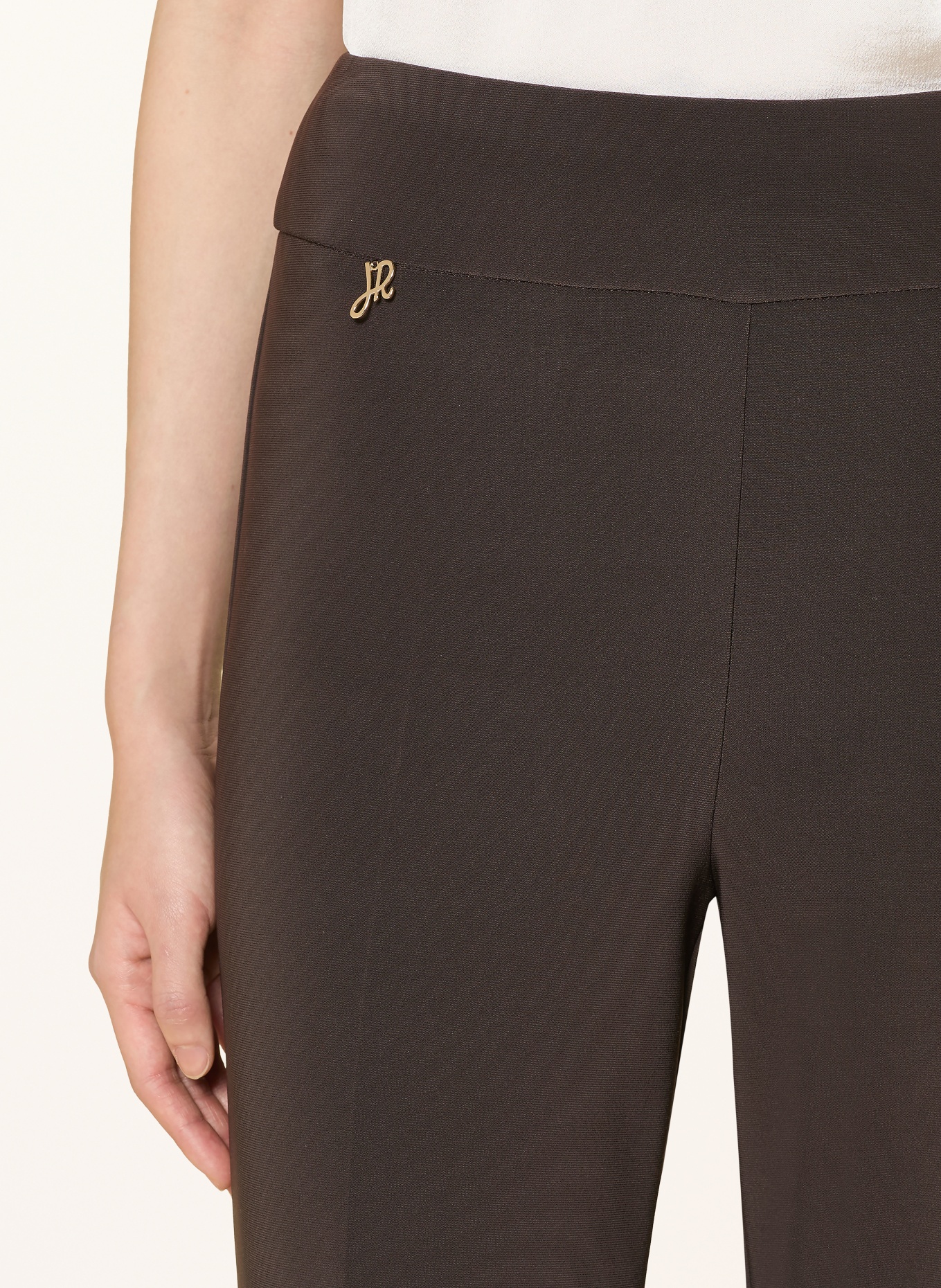 Joseph Ribkoff Marlenehose aus Jersey: DUNKELBRAUN