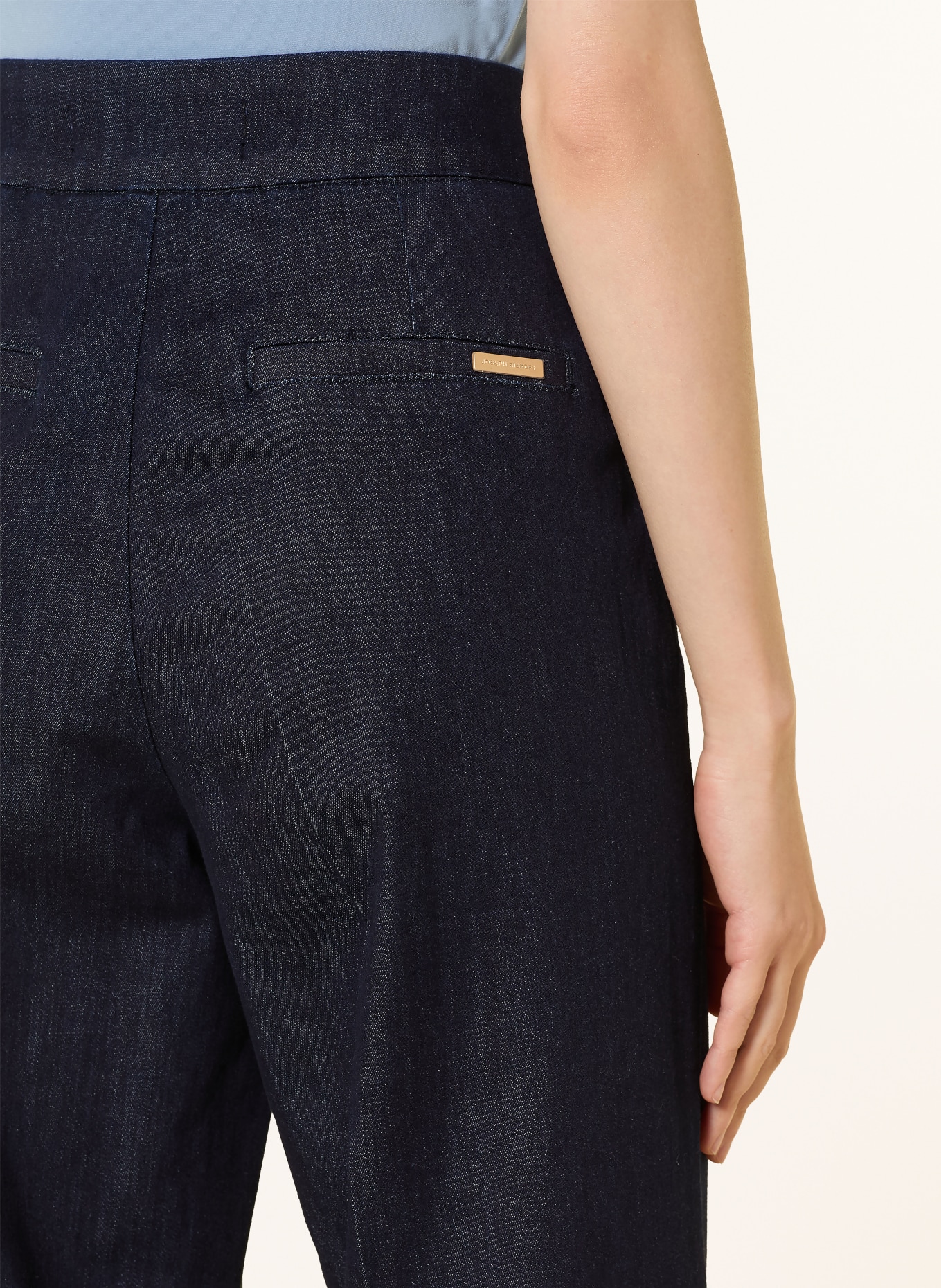 Joseph Ribkoff Jeans met wijde pijpen: 3302 Dark Denim