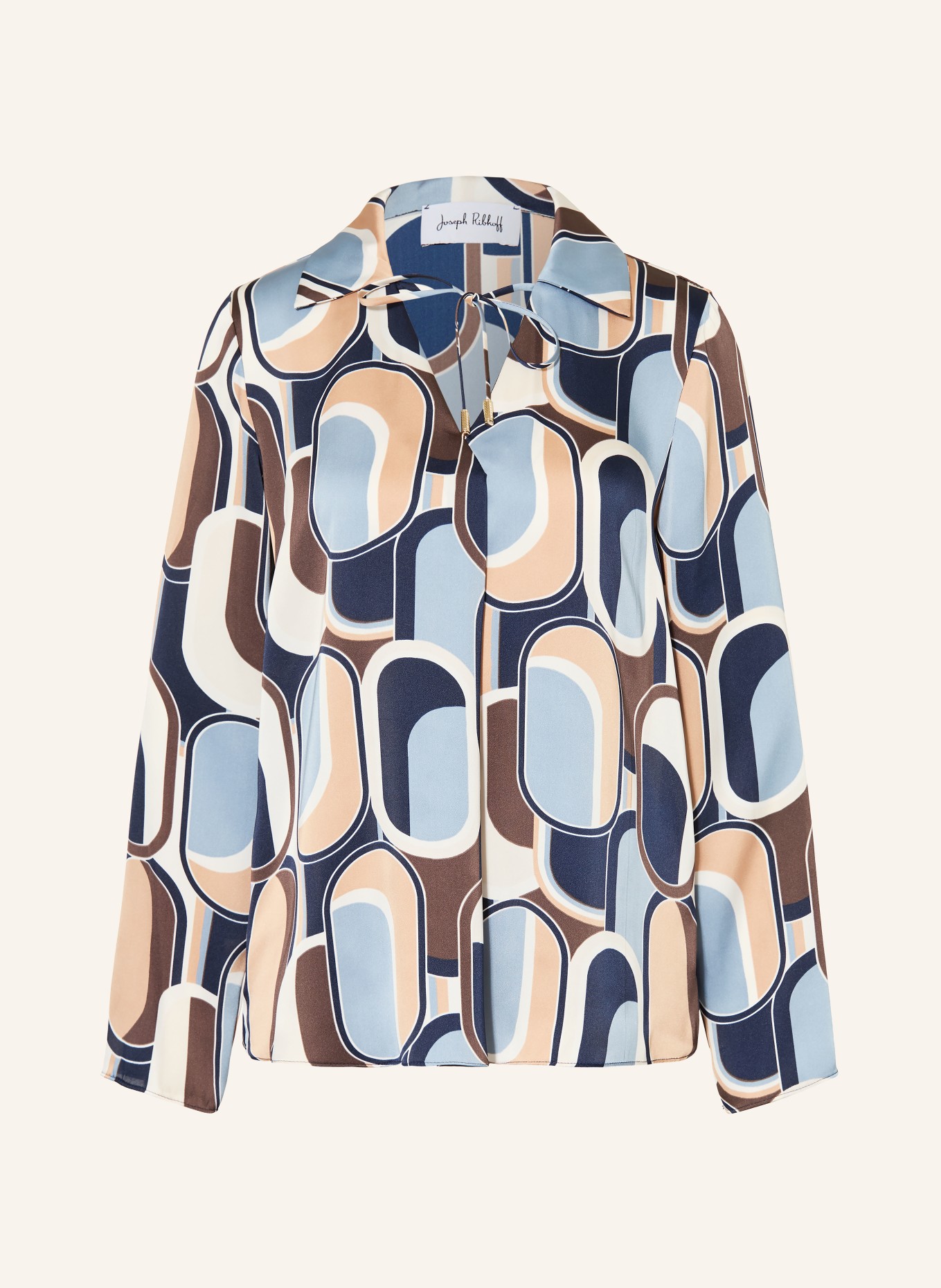 Joseph Ribkoff Blusenshirt: BLAUGRAU / BRAUN / ECRU
