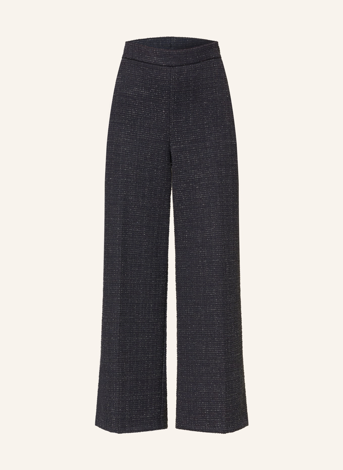 Joseph Ribkoff Marlenehose aus Tweed mit Glitzergarn: DUNKELBLAU / SILBER