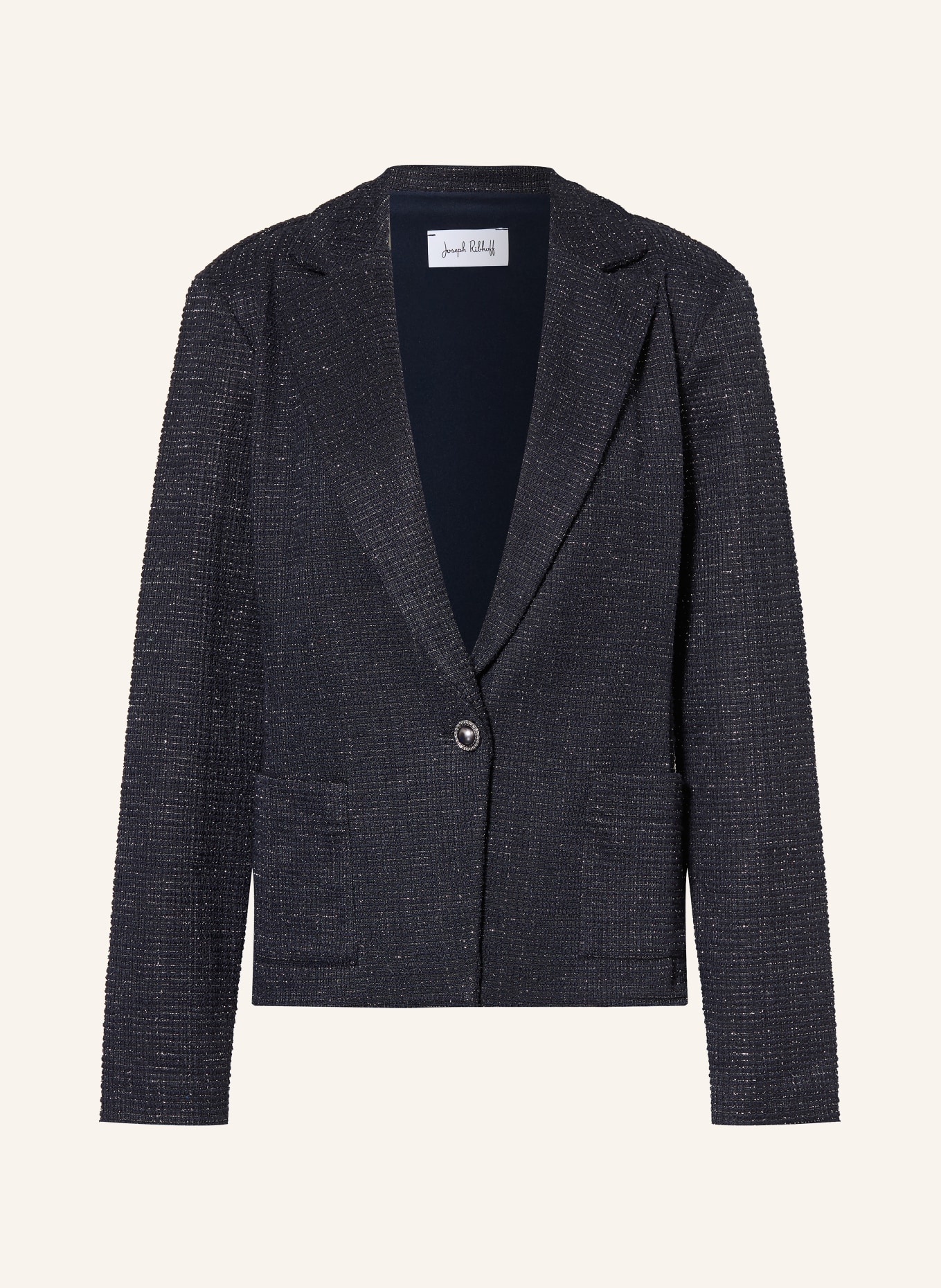 Joseph Ribkoff Blazer mit Glitzergarn: DUNKELBLAU / SILBER