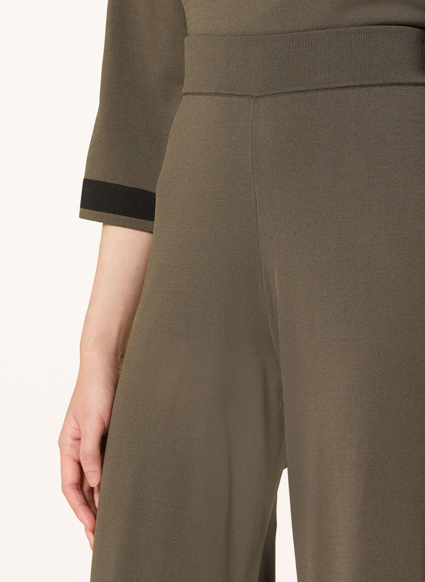Joseph Ribkoff marlene pants: OLIVE / BLACK