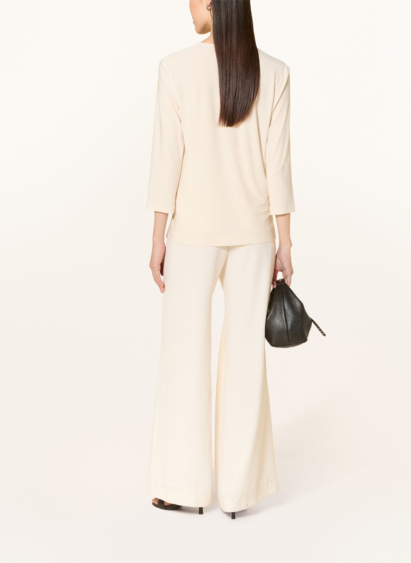 Joseph Ribkoff Blusenshirt aus Jersey mit 3/4-Arm: CREME / SCHWARZ