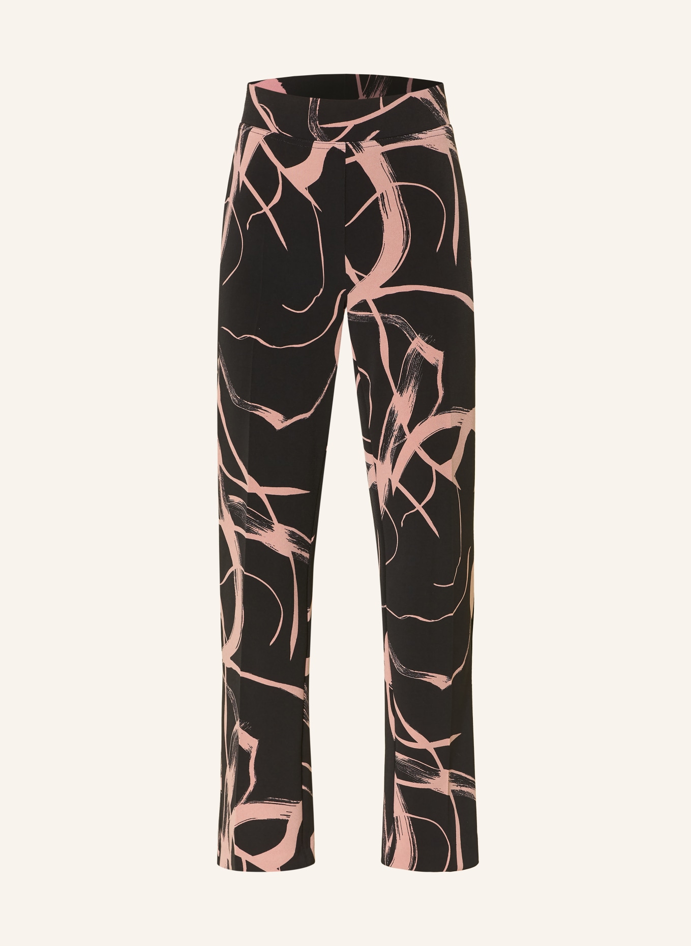 Joseph Ribkoff Jerseyhose: SCHWARZ / ROSA