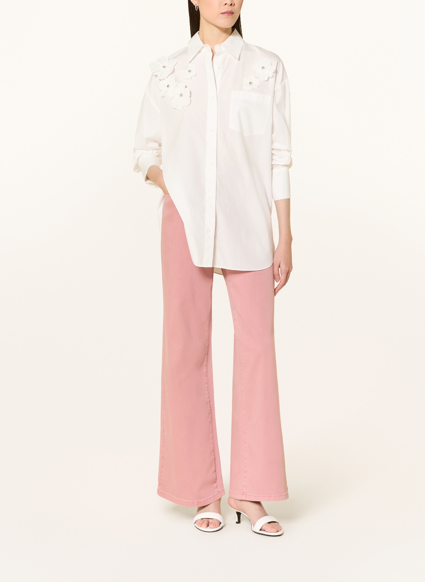 Joseph Ribkoff Jeans à jambes larges: 4541 Gartenrose