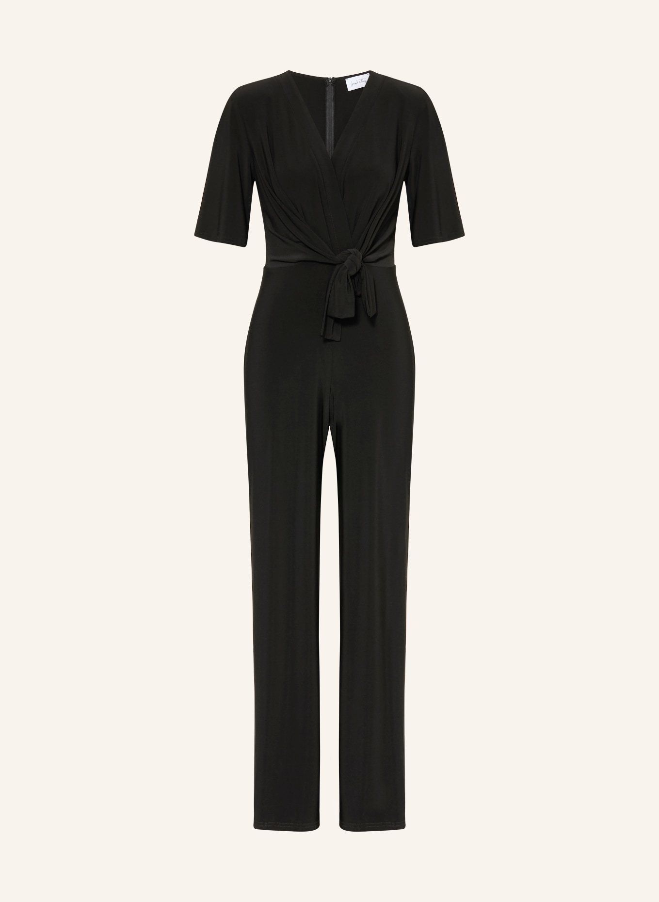 Joseph Ribkoff Wrap-style jumpsuit: BLACK