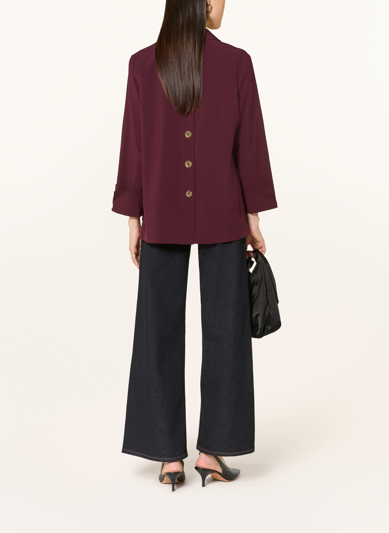 Joseph Ribkoff Blusenshirt mit 3/4-Arm: DUNKELROT