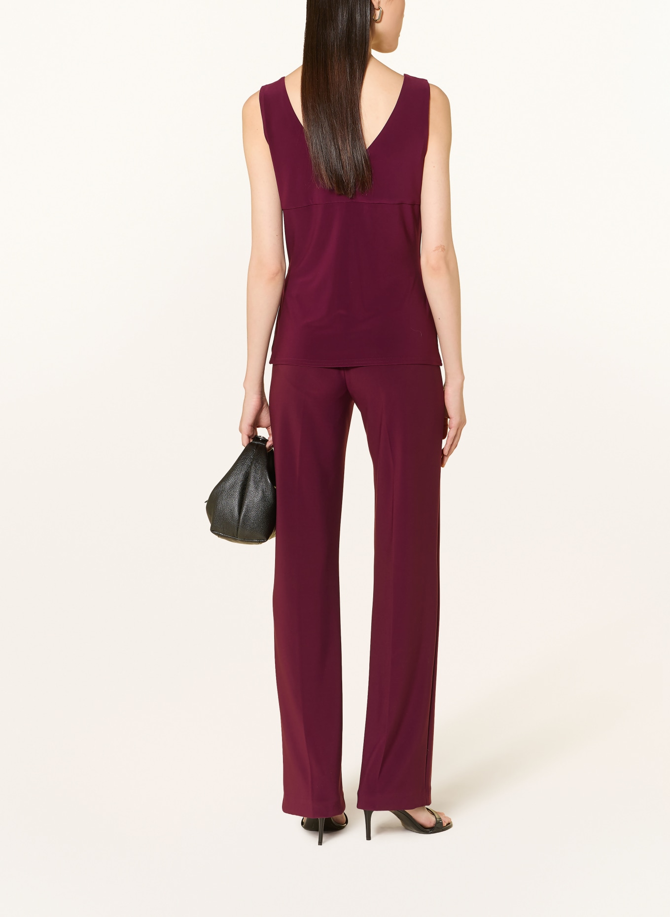 Joseph Ribkoff Marlene-broek: DONKERROOD