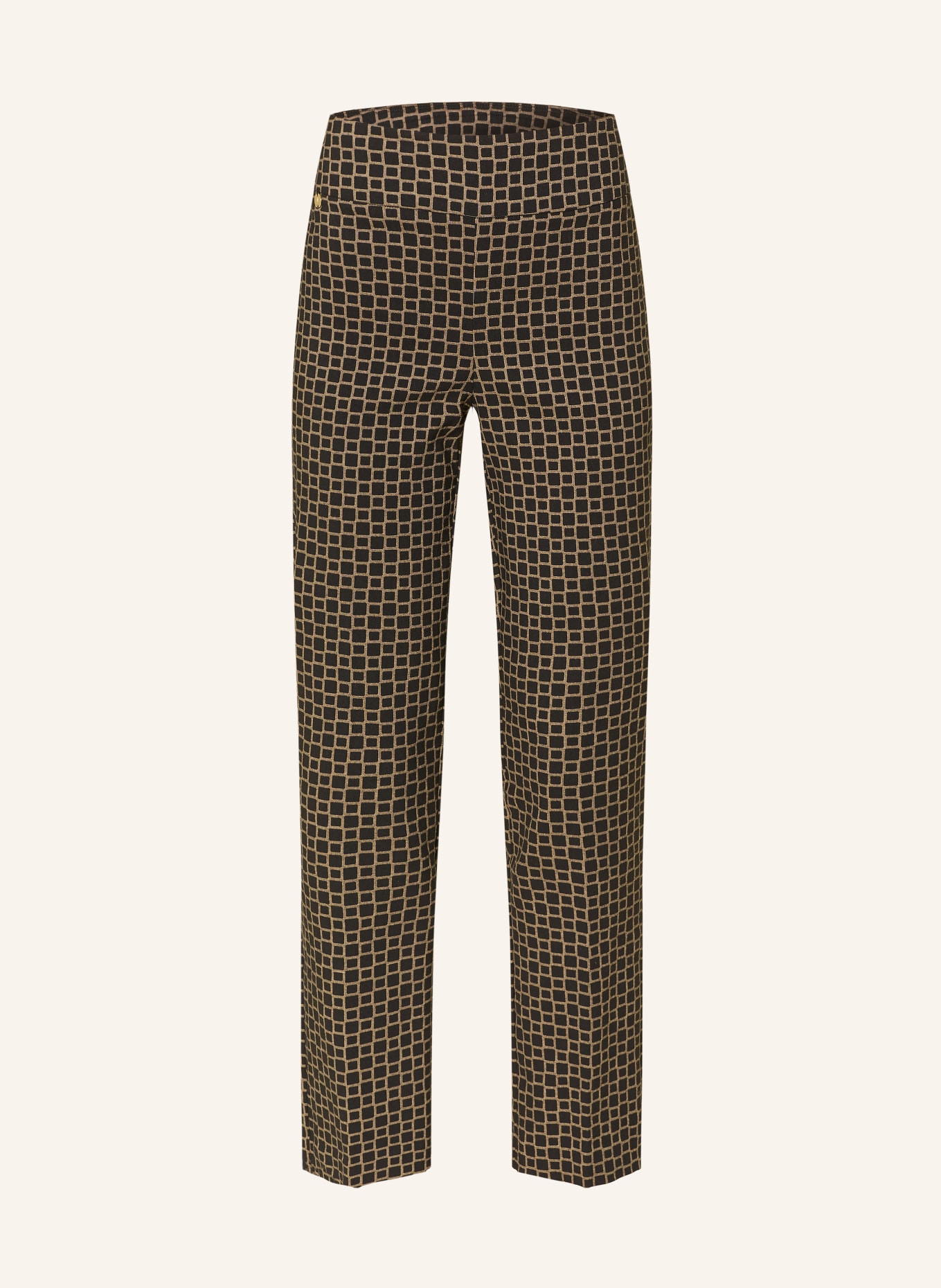 Joseph Ribkoff broek: TAUPE / ZWART
