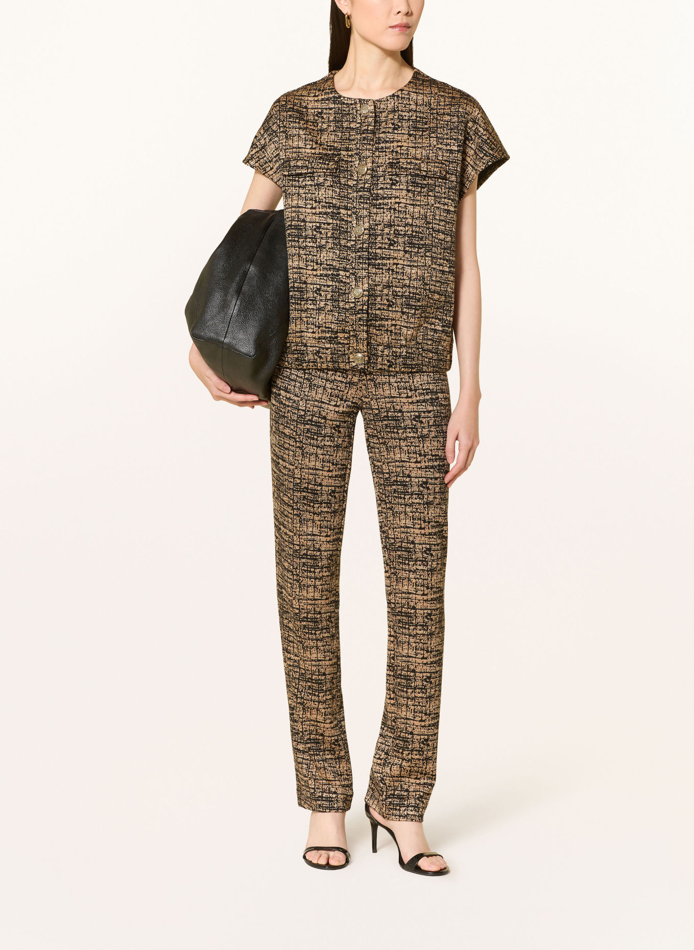 Joseph Ribkoff Hose: BEIGE / SCHWARZ
