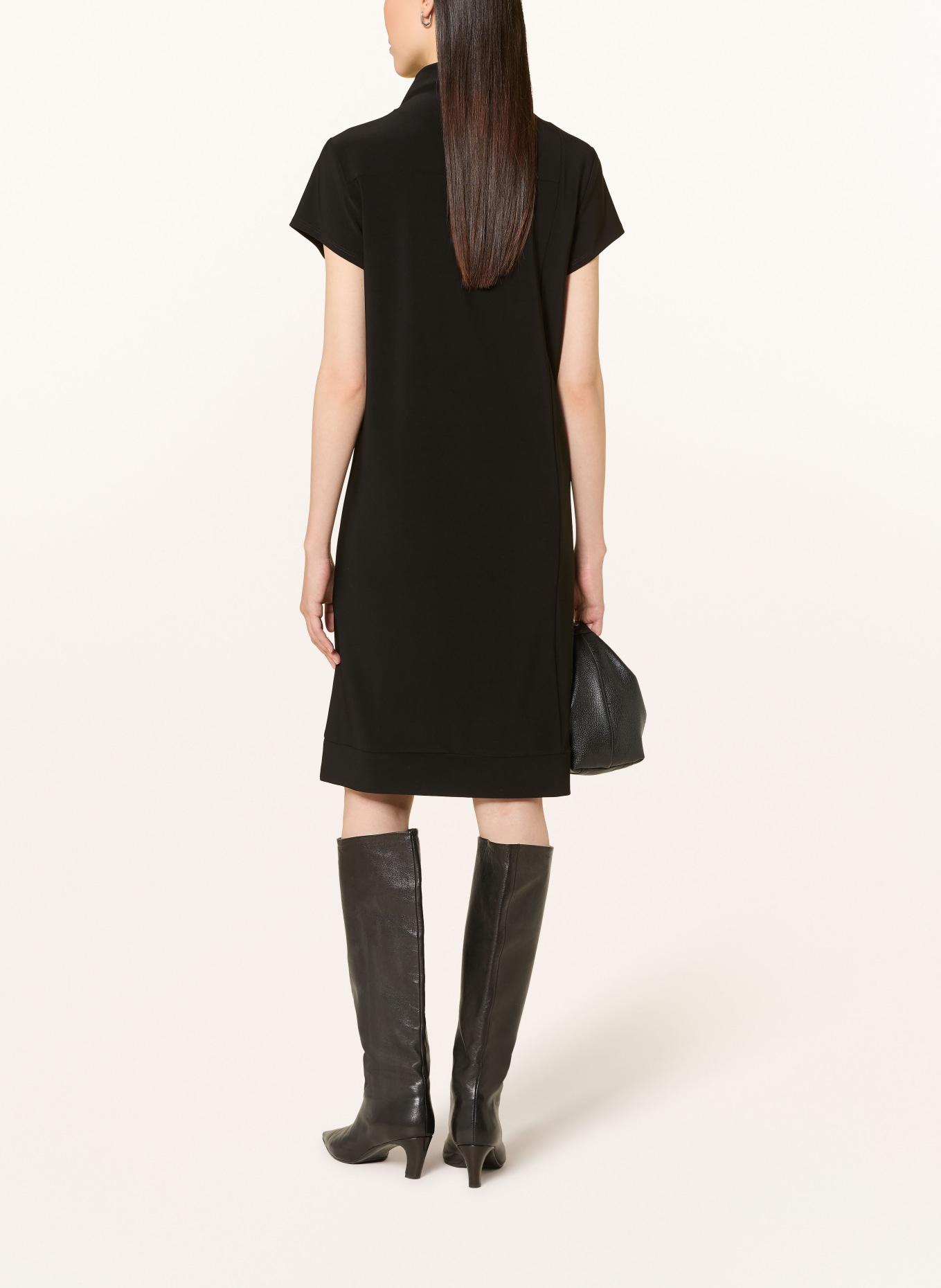 Joseph Ribkoff Dress in a mix of materials: BLACK