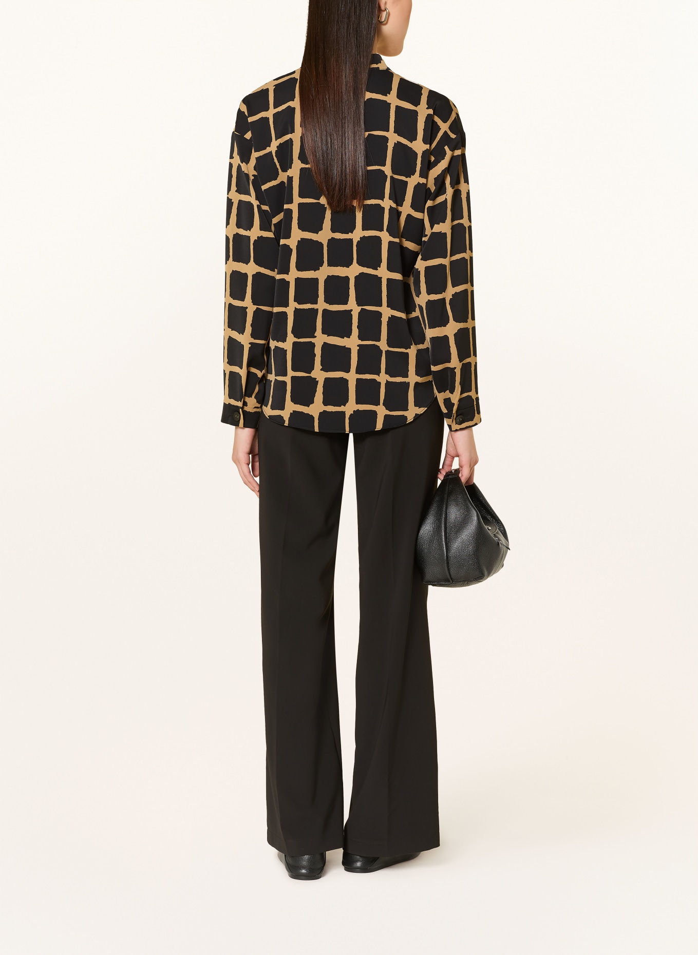 Joseph Ribkoff chemisier: NOIR / BEIGE