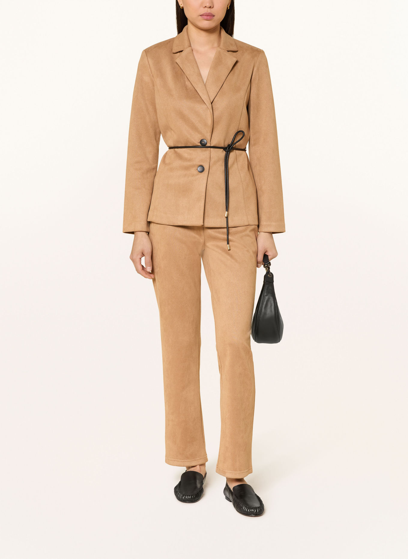Joseph Ribkoff Blazer in leerlook: BEIGE