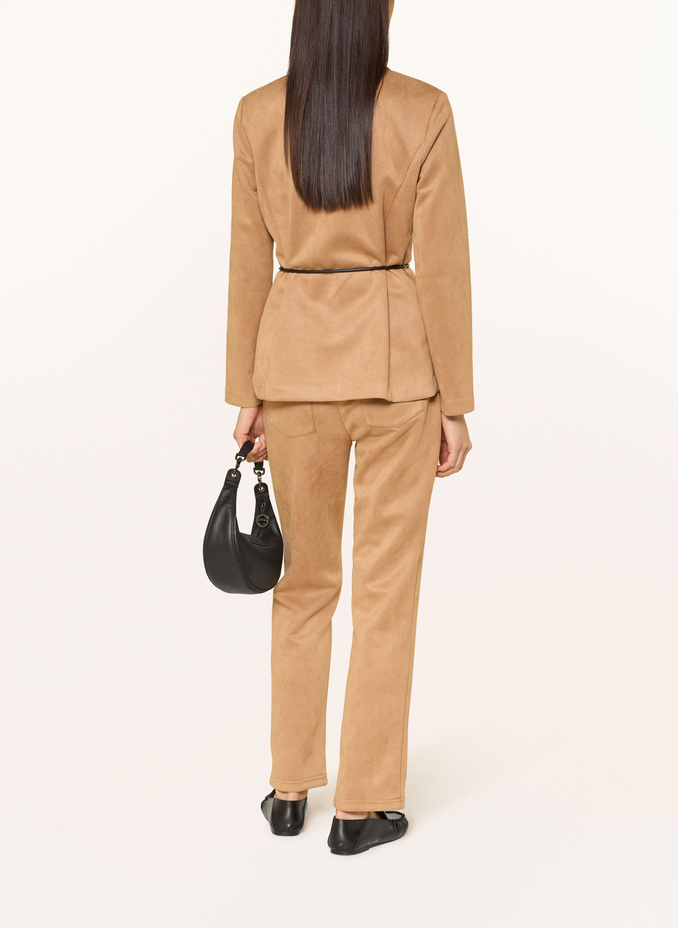 Joseph Ribkoff Blazer in leerlook: BEIGE