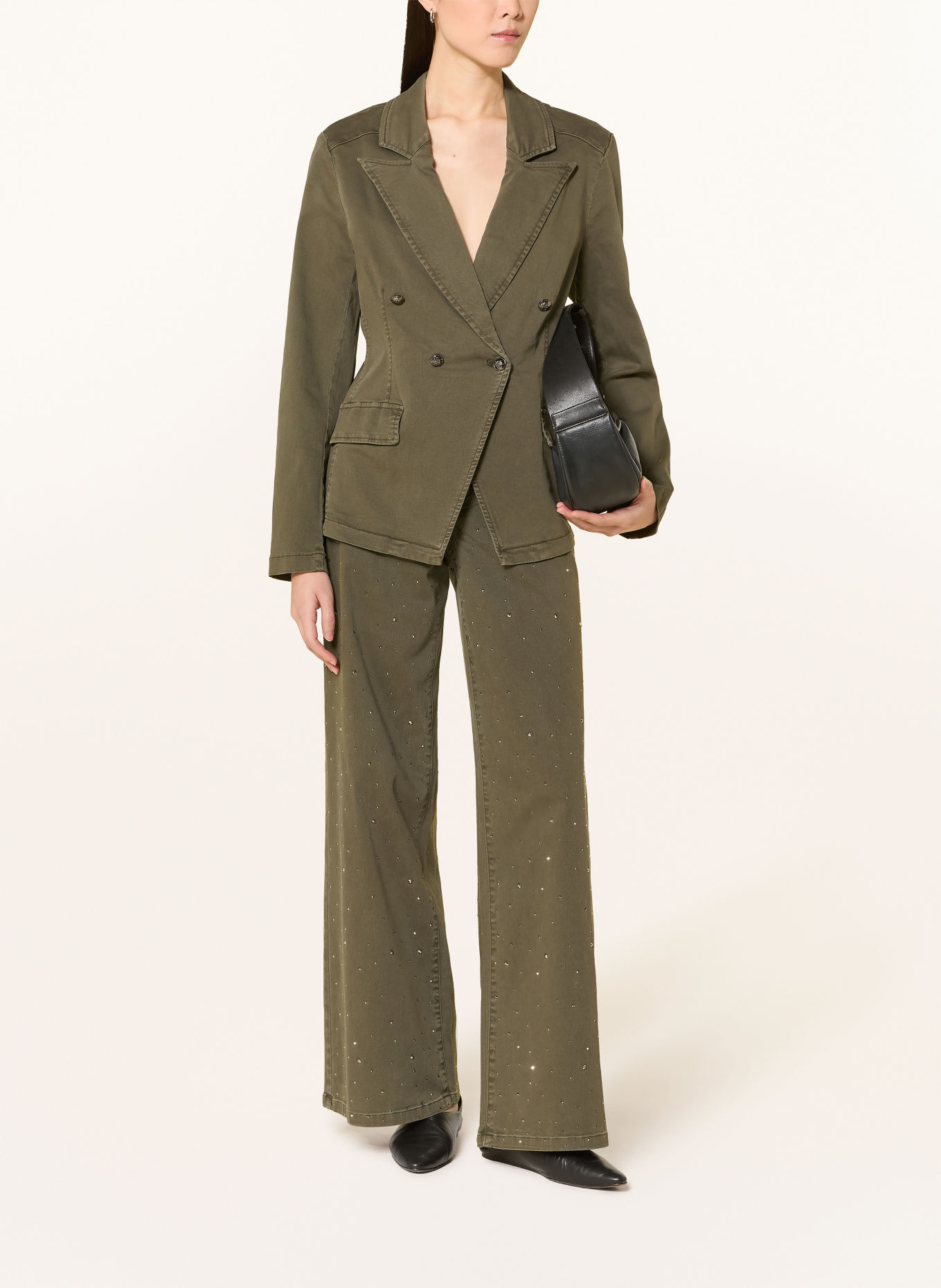 Joseph Ribkoff Jeansblazer: OLIVGRÖN