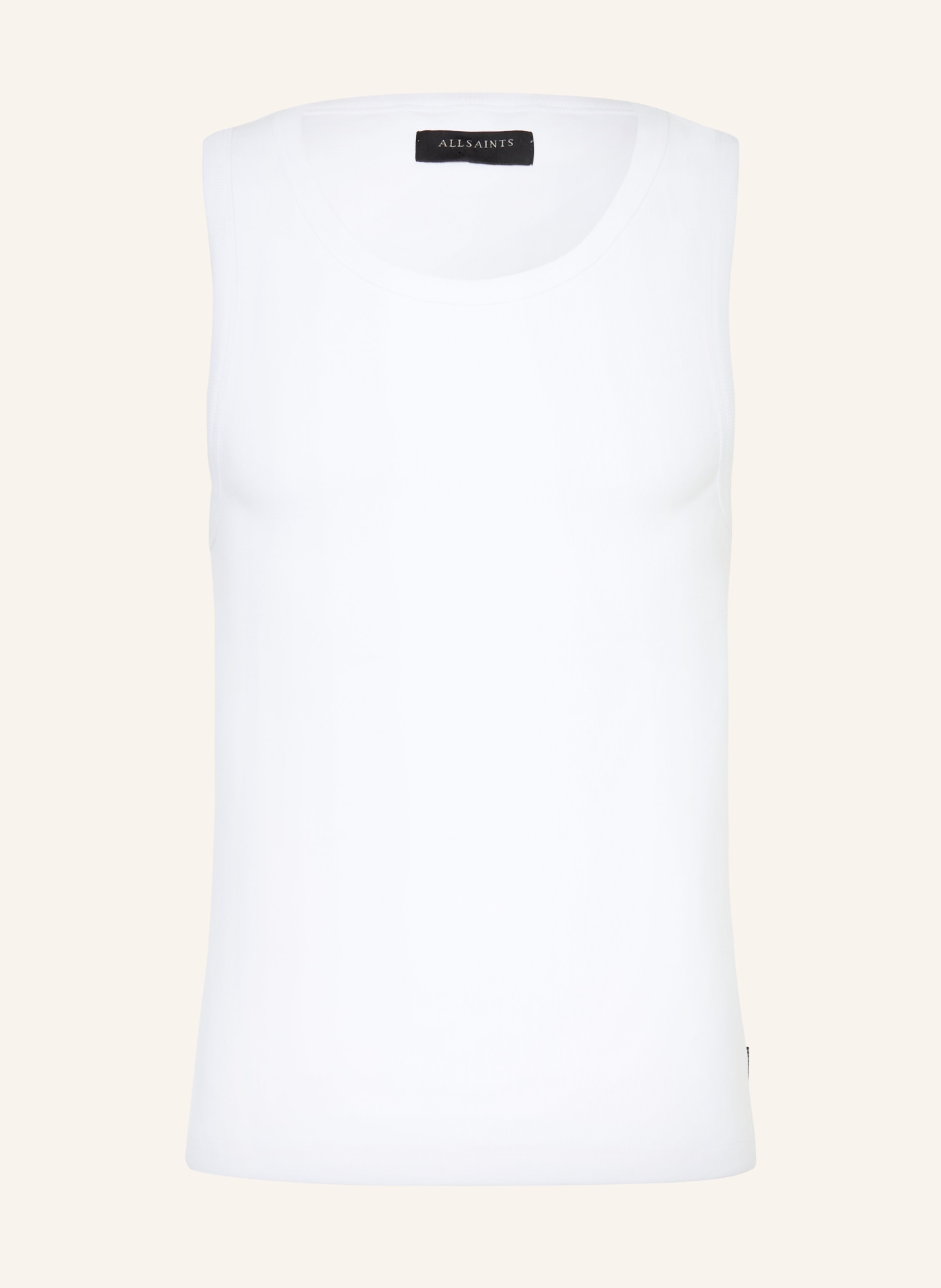 ALLSAINTS Tílko AXEL: BÍLÁ