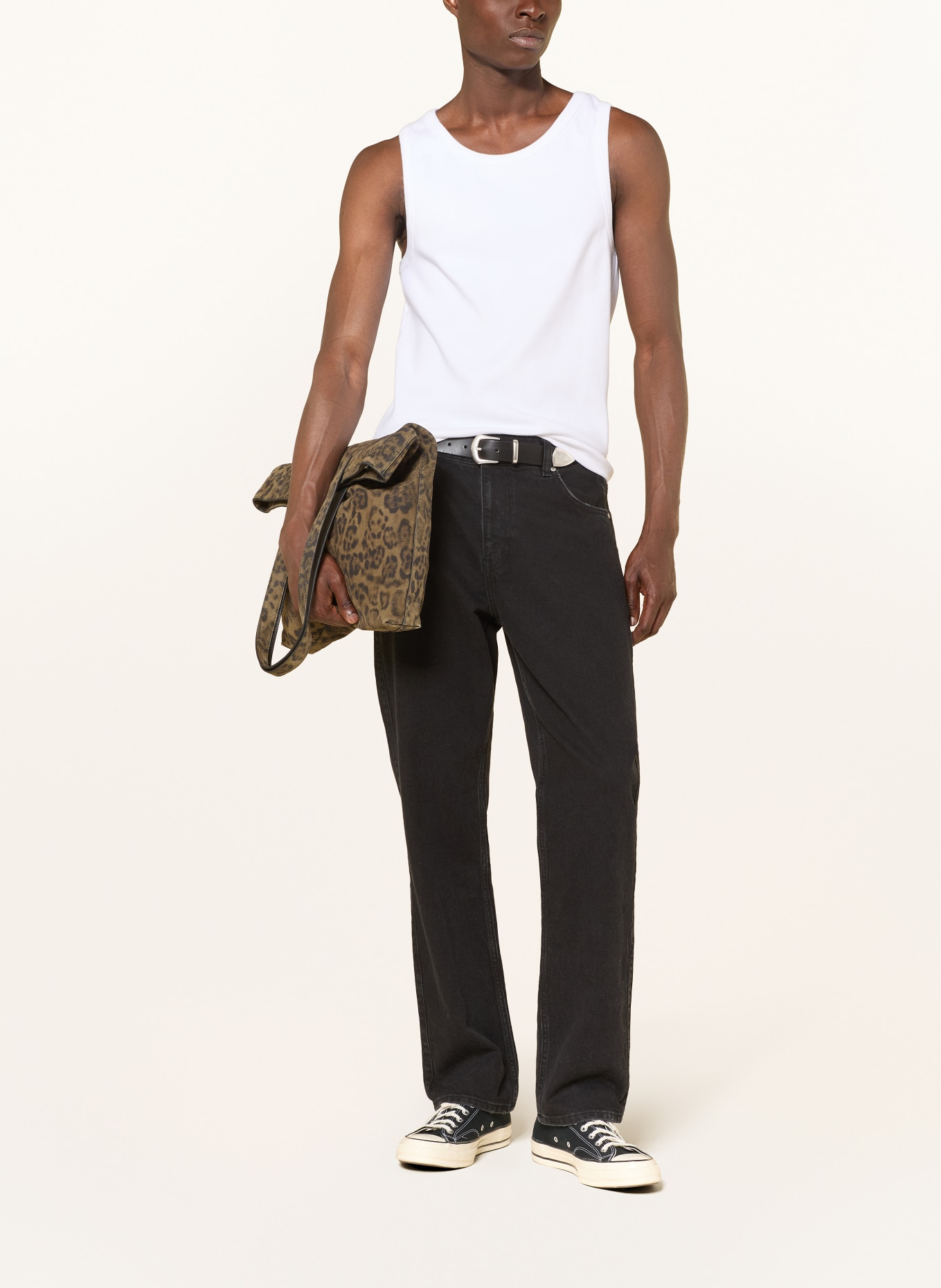 ALLSAINTS Tílko AXEL: BÍLÁ