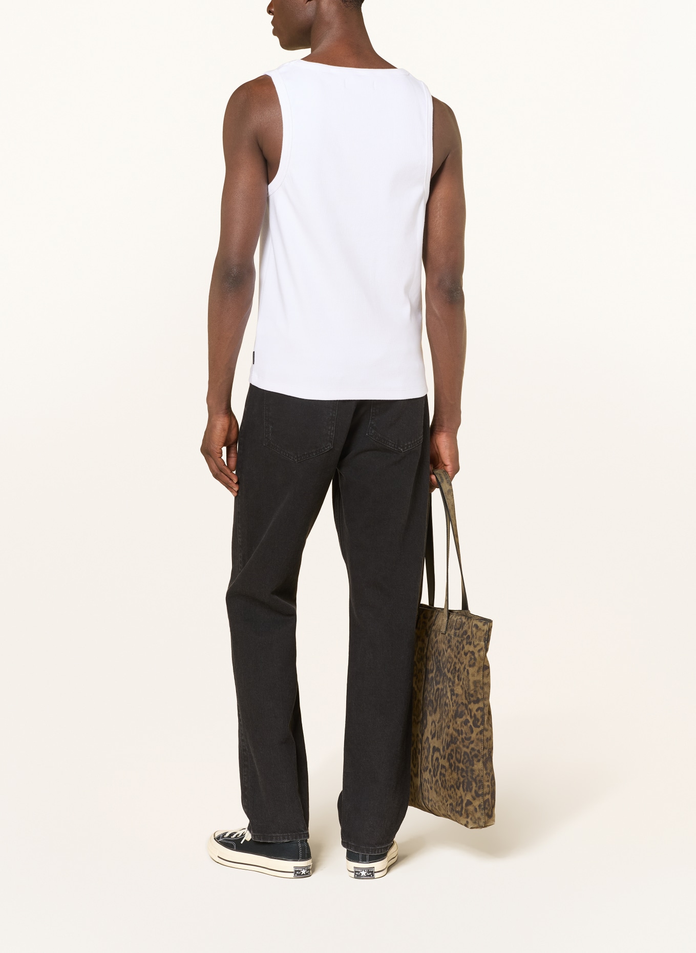 ALLSAINTS Tílko AXEL: BÍLÁ