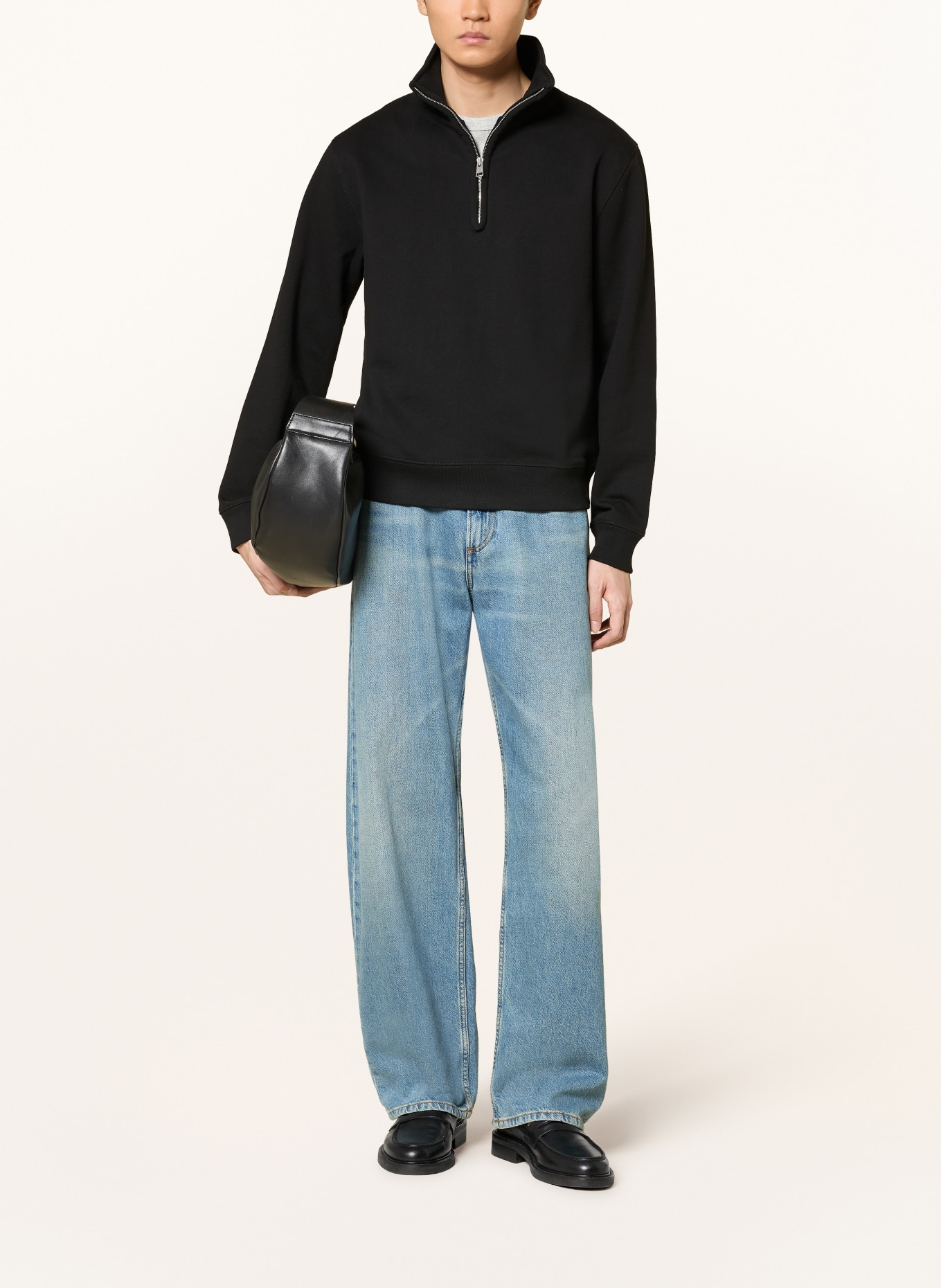 SANDRO Sweat-Troyer: SCHWARZ