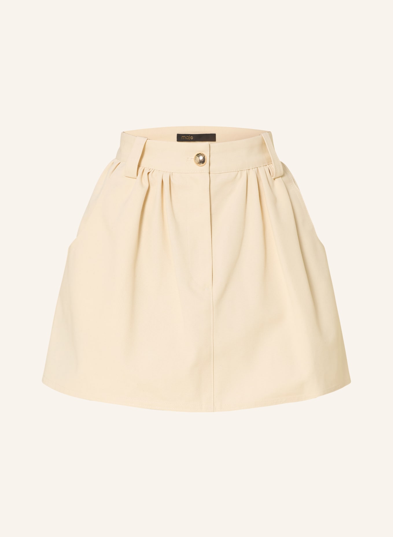 maje Skort IOLDIRA: ECRU