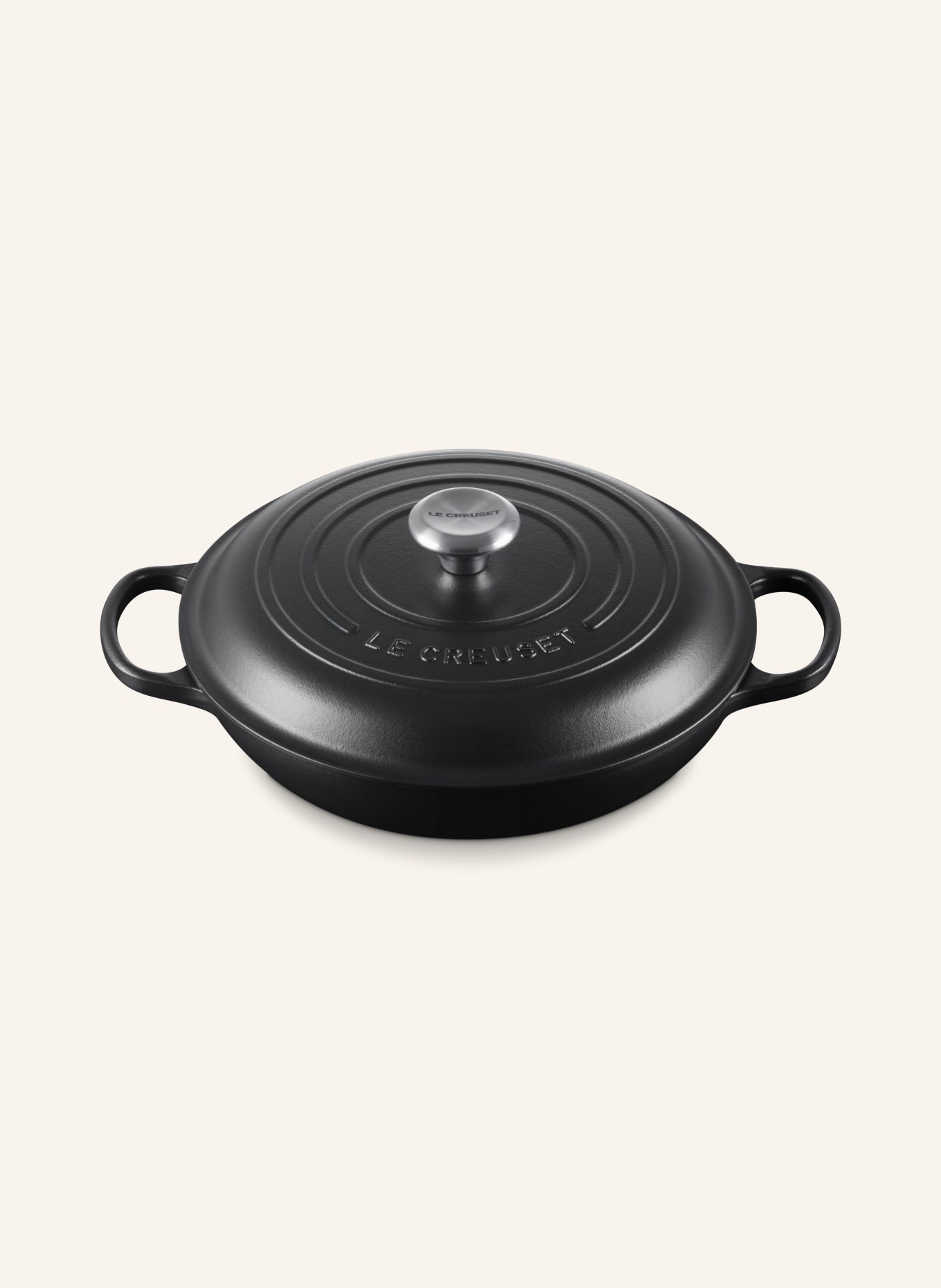 LE CREUSET Braadpan GOURMET: MATTE BLACK
