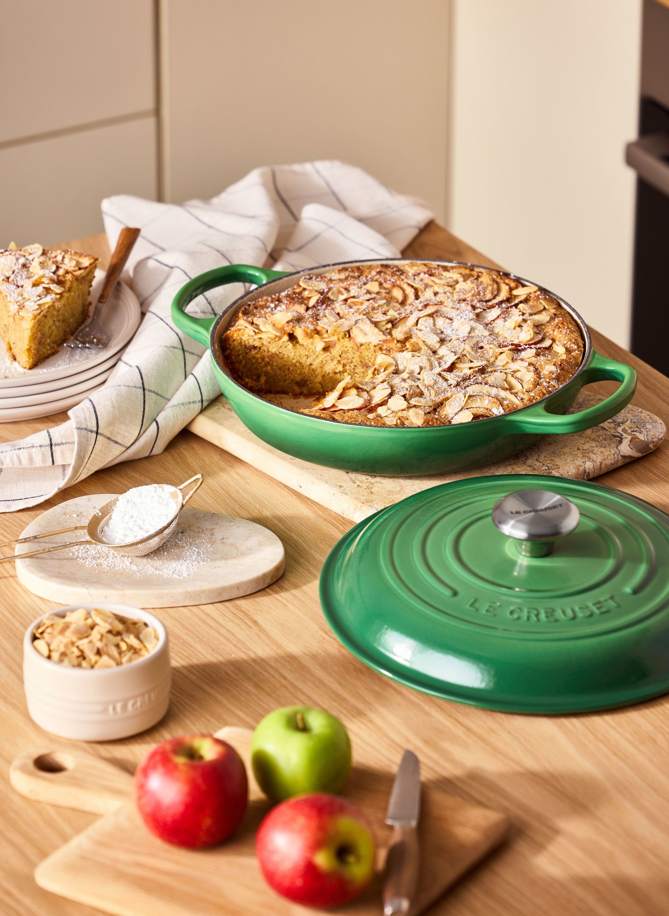 LE CREUSET Braadpan GOURMET: BAMBOO GREEN