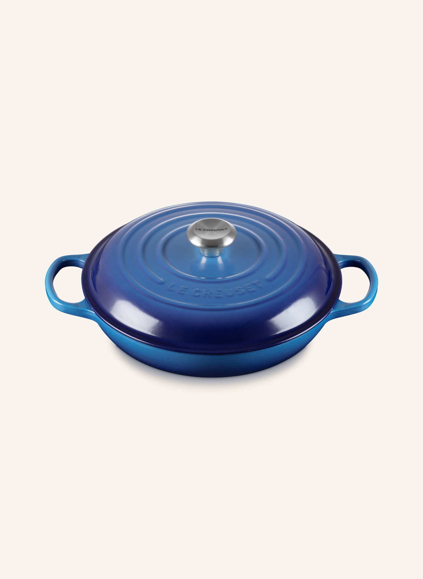 LE CREUSET Braadpan GOURMET: AZURE BLUE