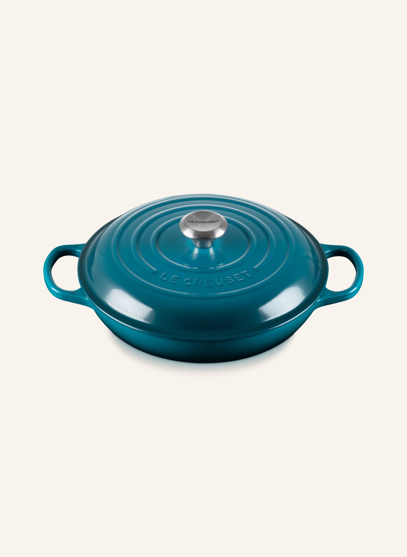 LE CREUSET Braadpan GOURMET: DEEP TEAL