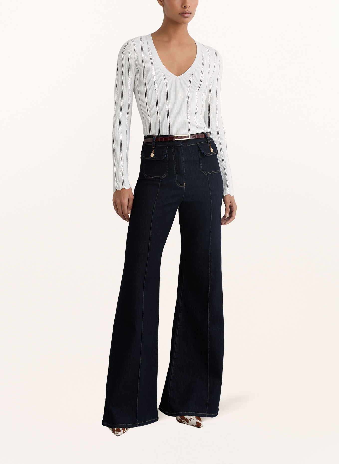 REISS Pullover LOUI: WEISS