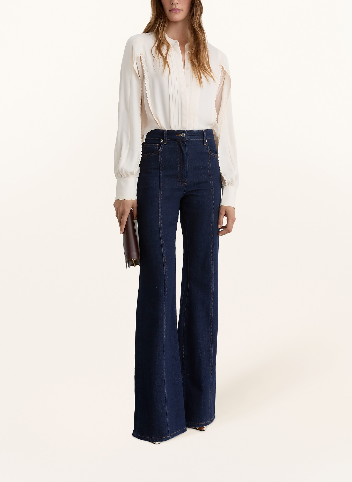 REISS Bluse MADDIE: HELLROSA