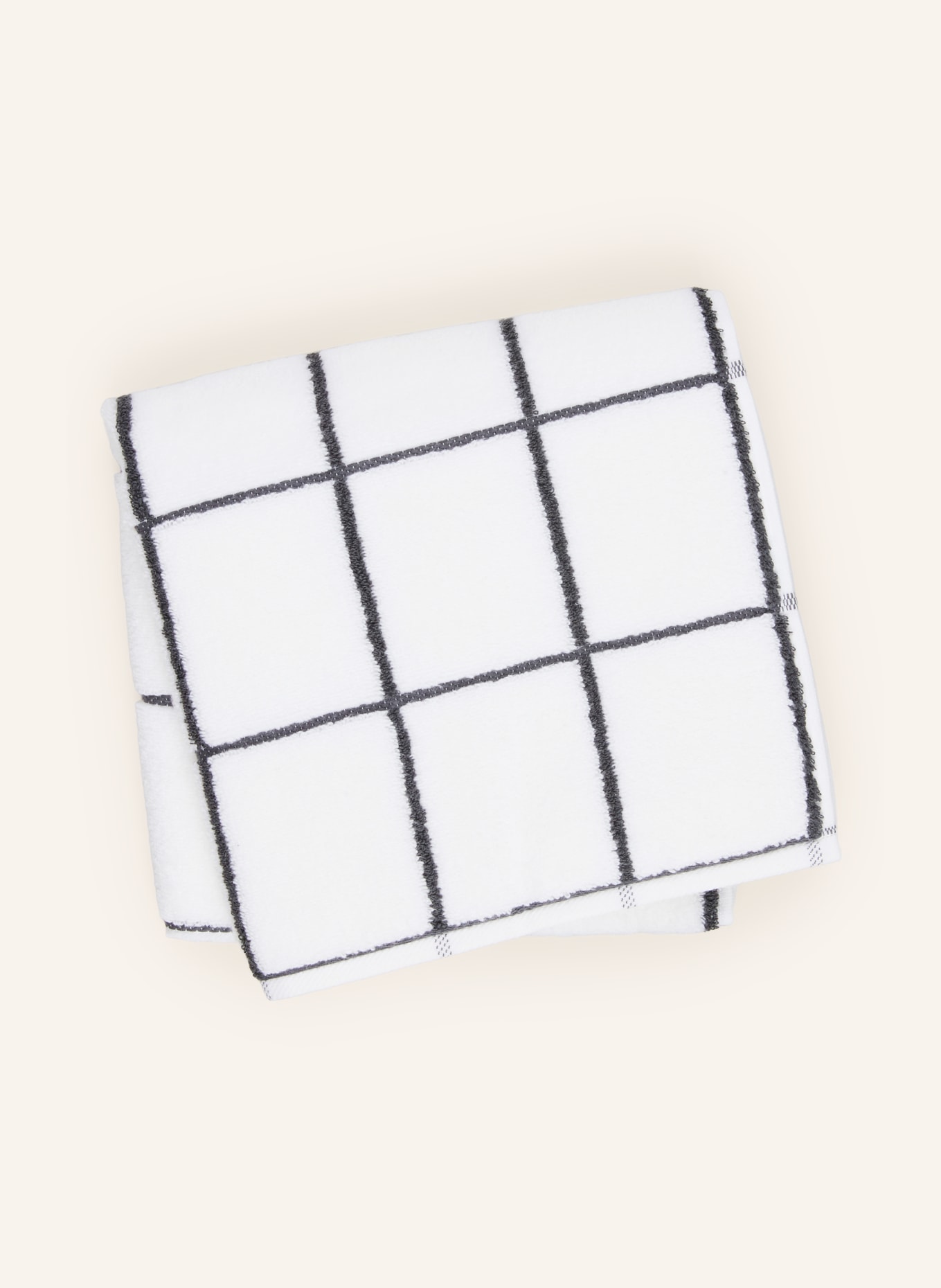 ROSS Handdoek: WIT / ZWART