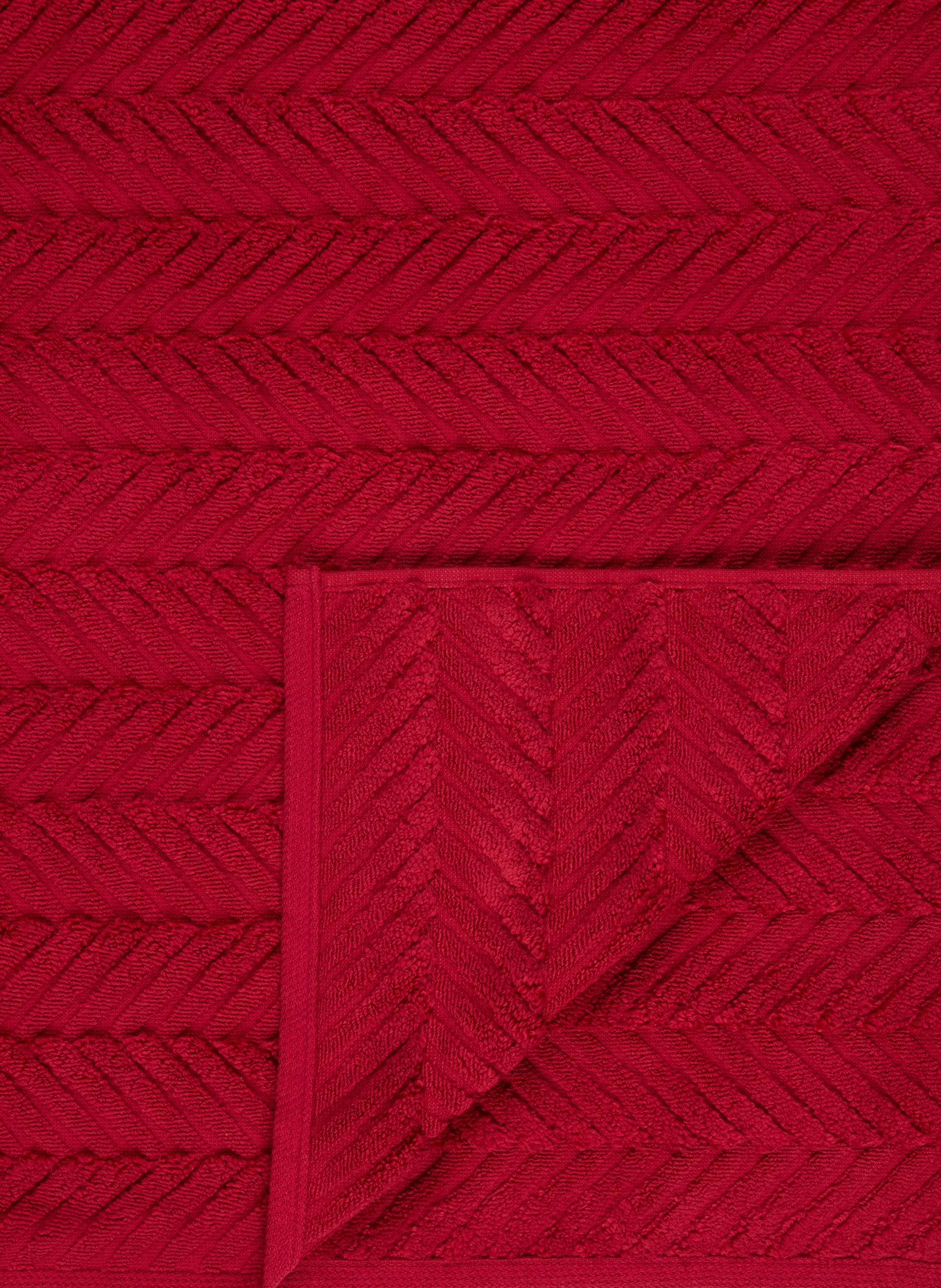 ROSS Douchehanddoek SENSUAL SKIN: DONKERROOD