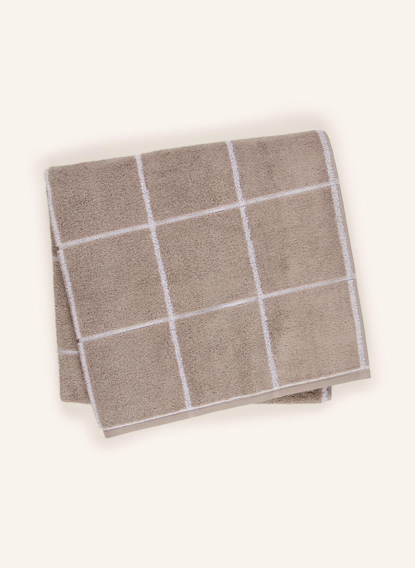 ROSS Douchehanddoek: GRIJS / WIT