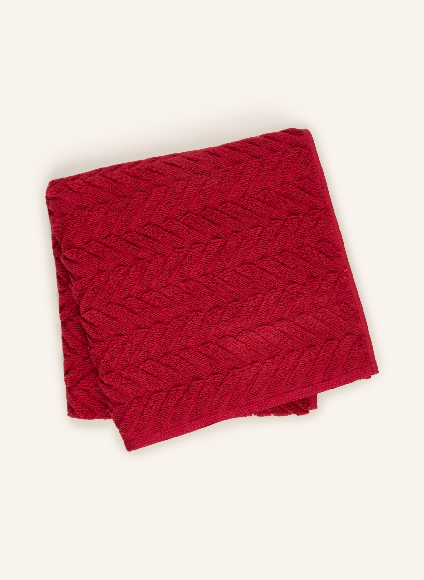 ROSS Handdoek SENSUAL SKIN: DONKERROOD