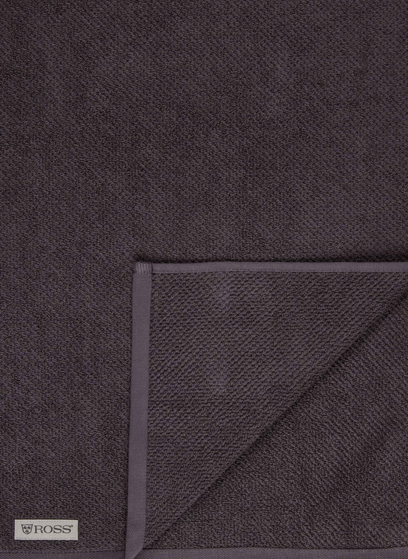 ROSS Douchehanddoek SELECTION: DONKERGRIJS