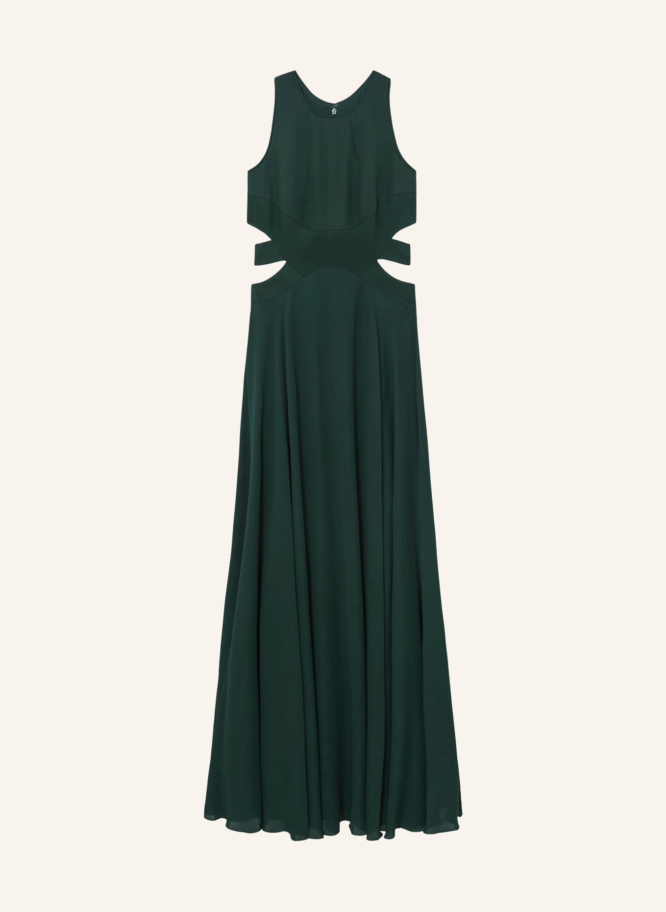 REISS Kleid PALOMA mit Cut-outs: DUNKELGRÜN
